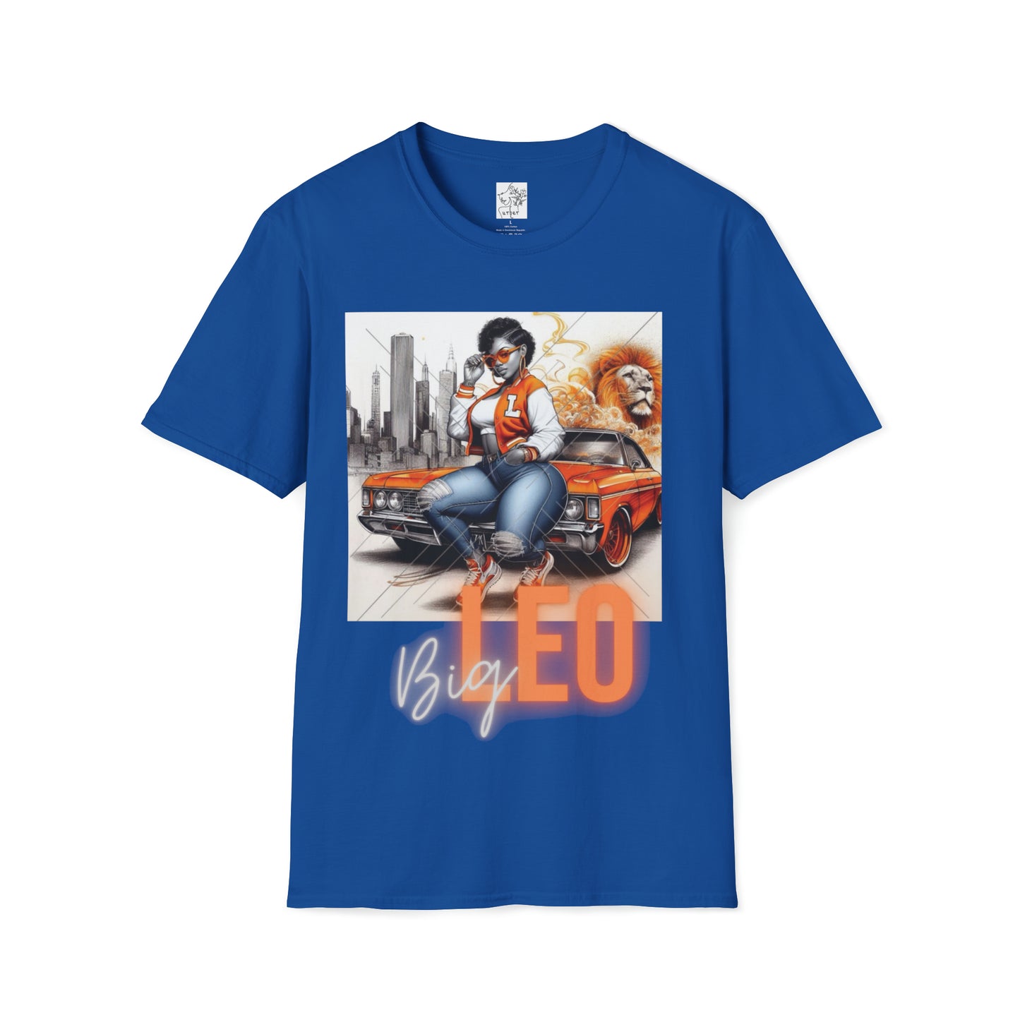 Leo Unisex Tee - Royal / S - T-Shirt