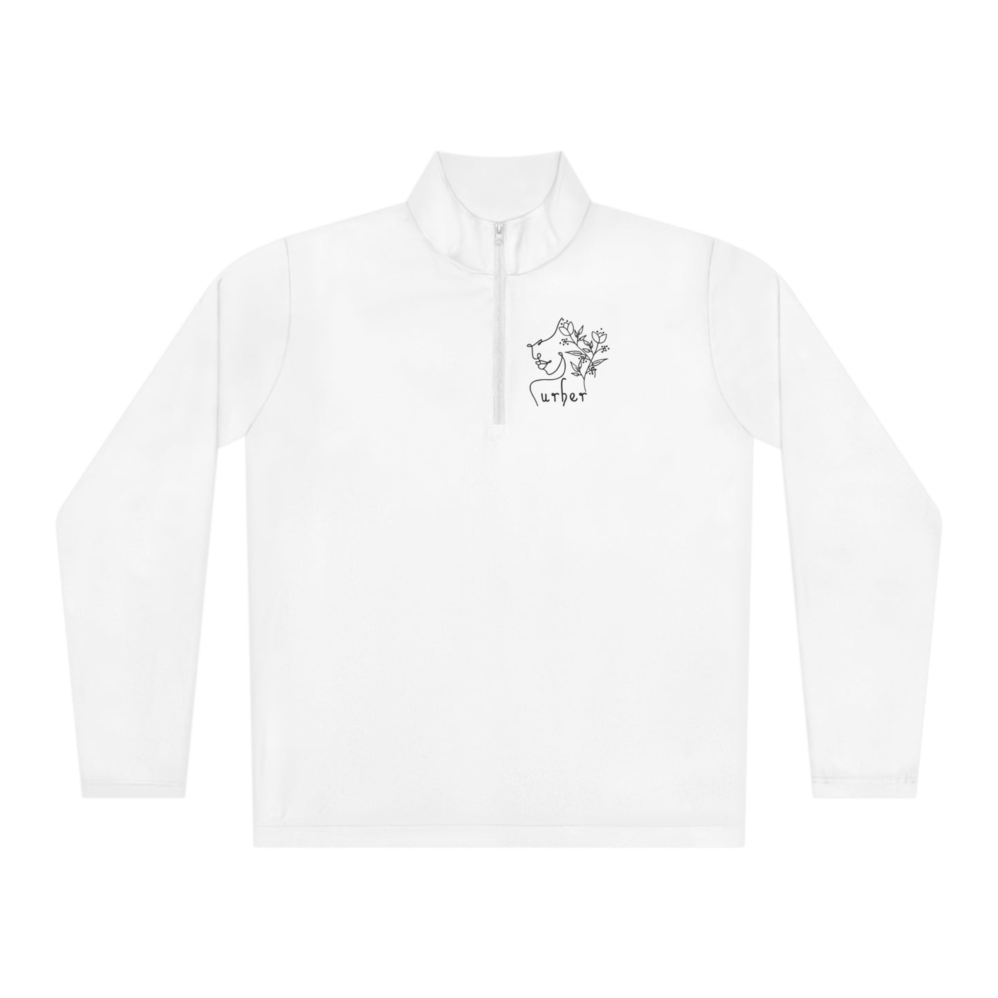 Bet on me Unisex Quarter-Zip Pullover - White / XS - Long-sleeve