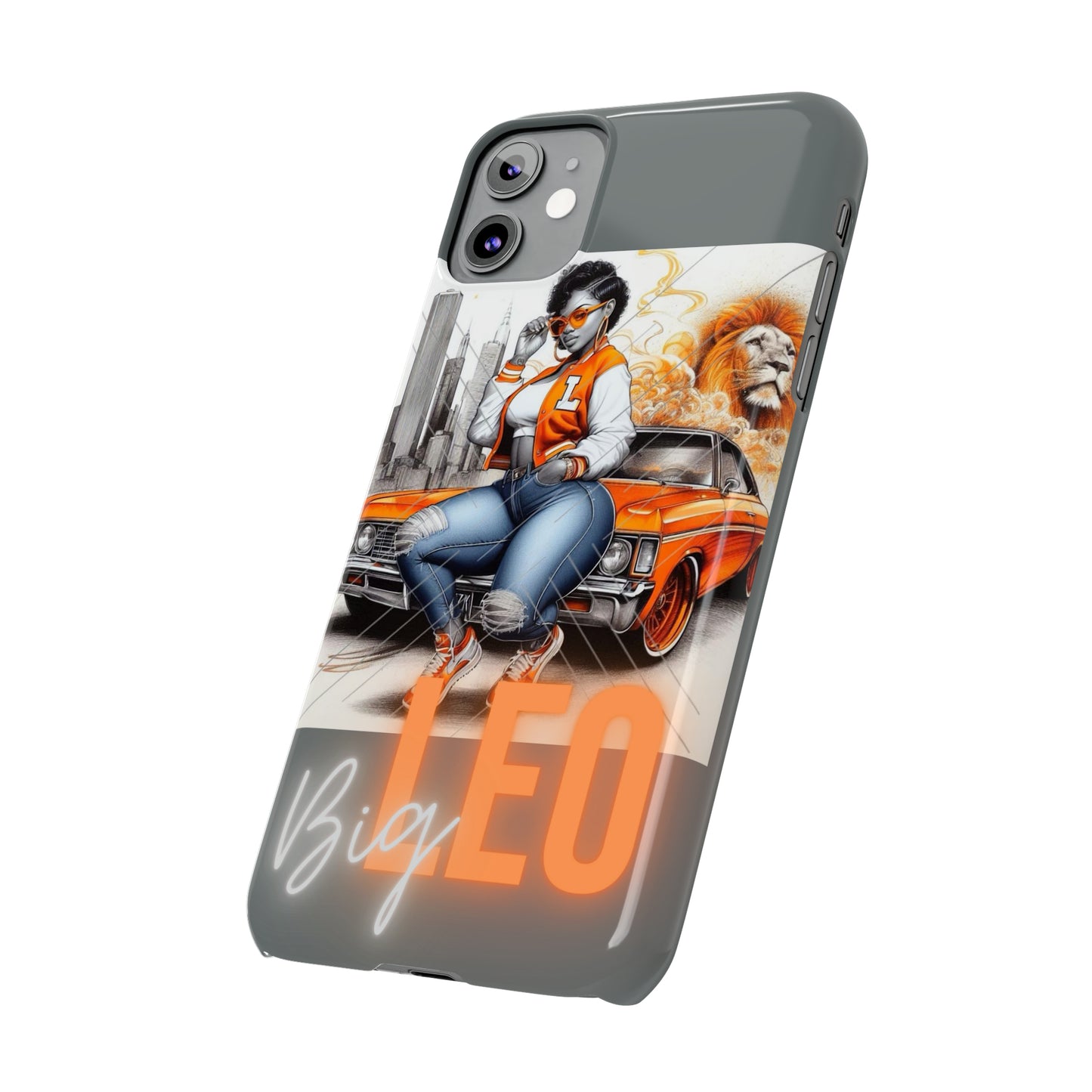 Leo Grey Phone Cases - Phone Case