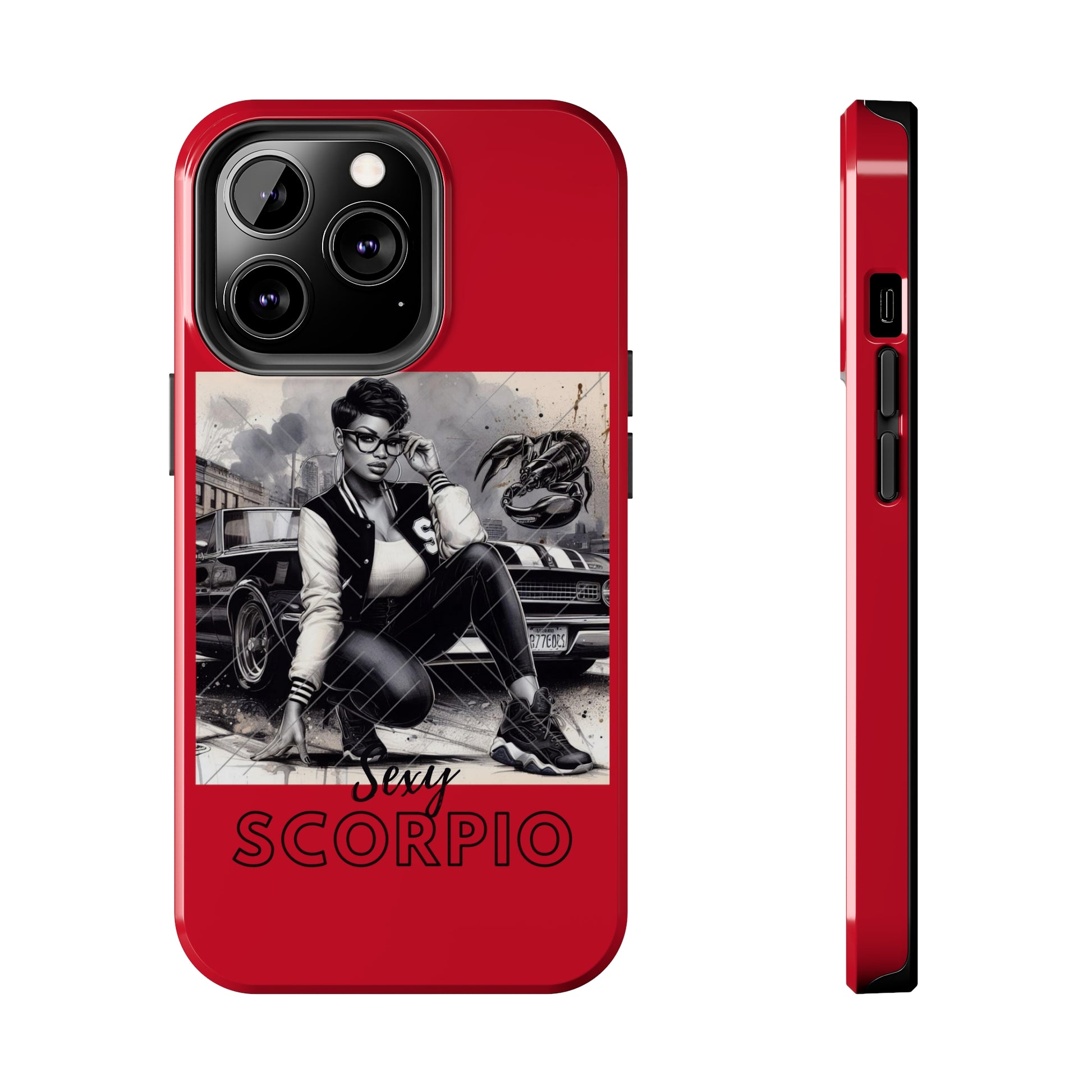 Scorpio Red Tough Phone Cases - Phone Case