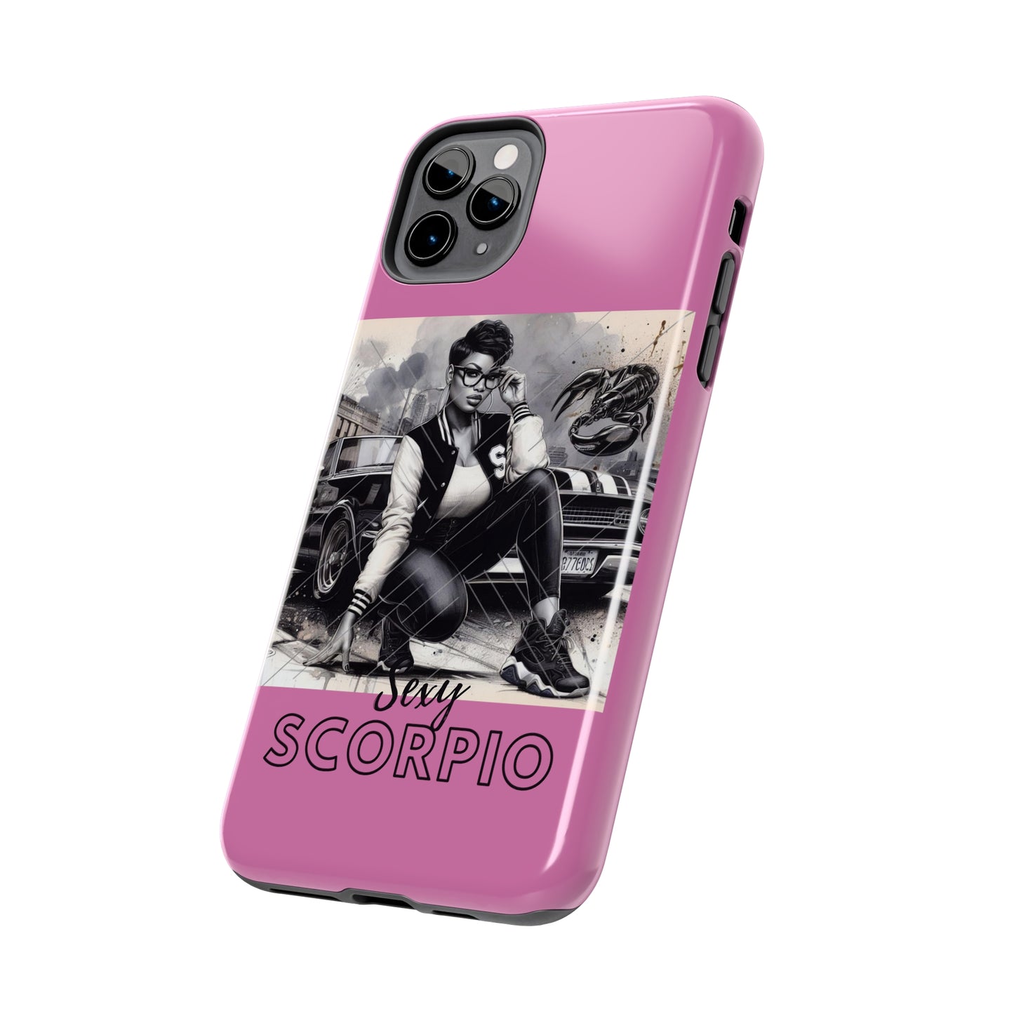 Scorpio Pink Tough Phone Cases - Phone Case