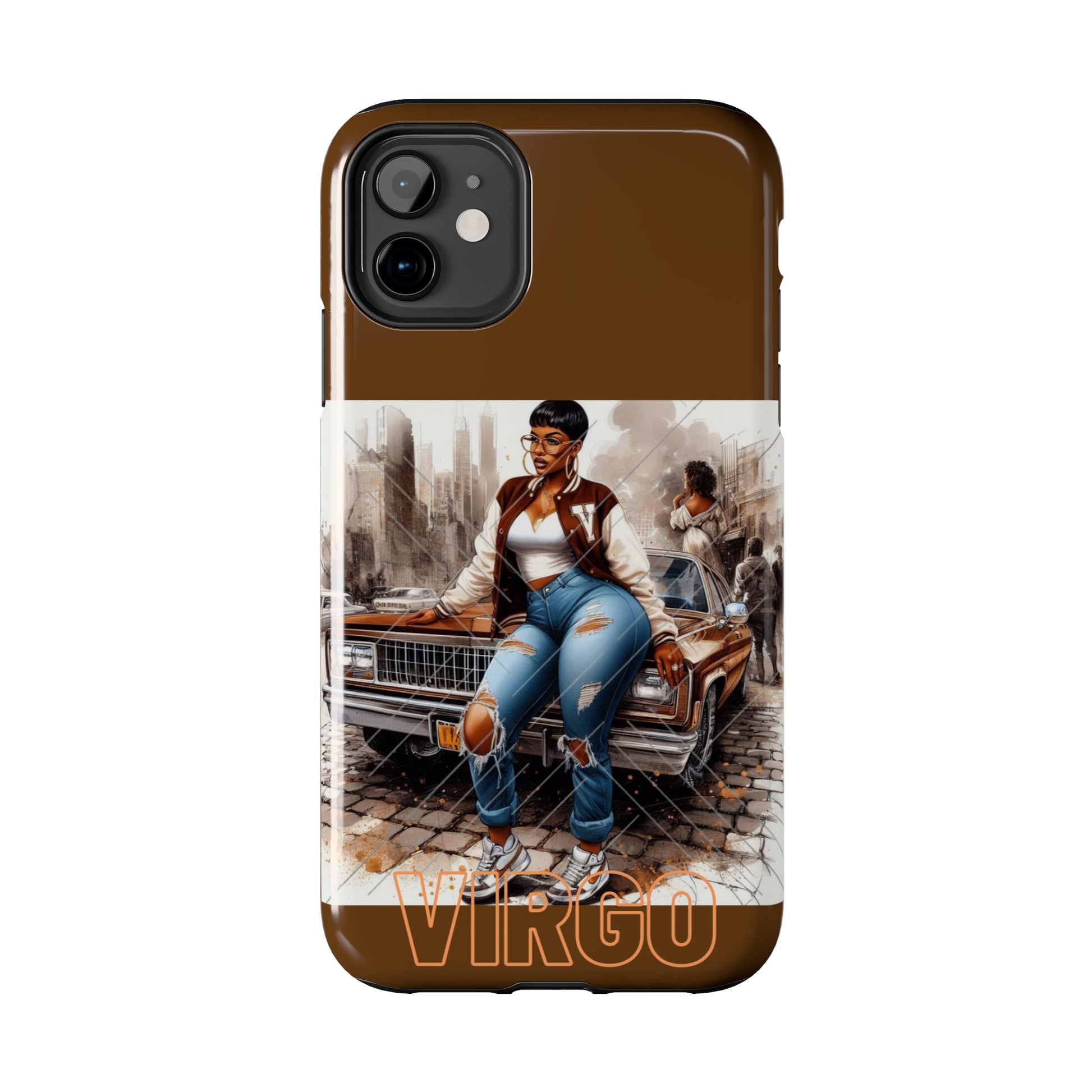 Virgo Brown Tough Phone Cases - Phone Case