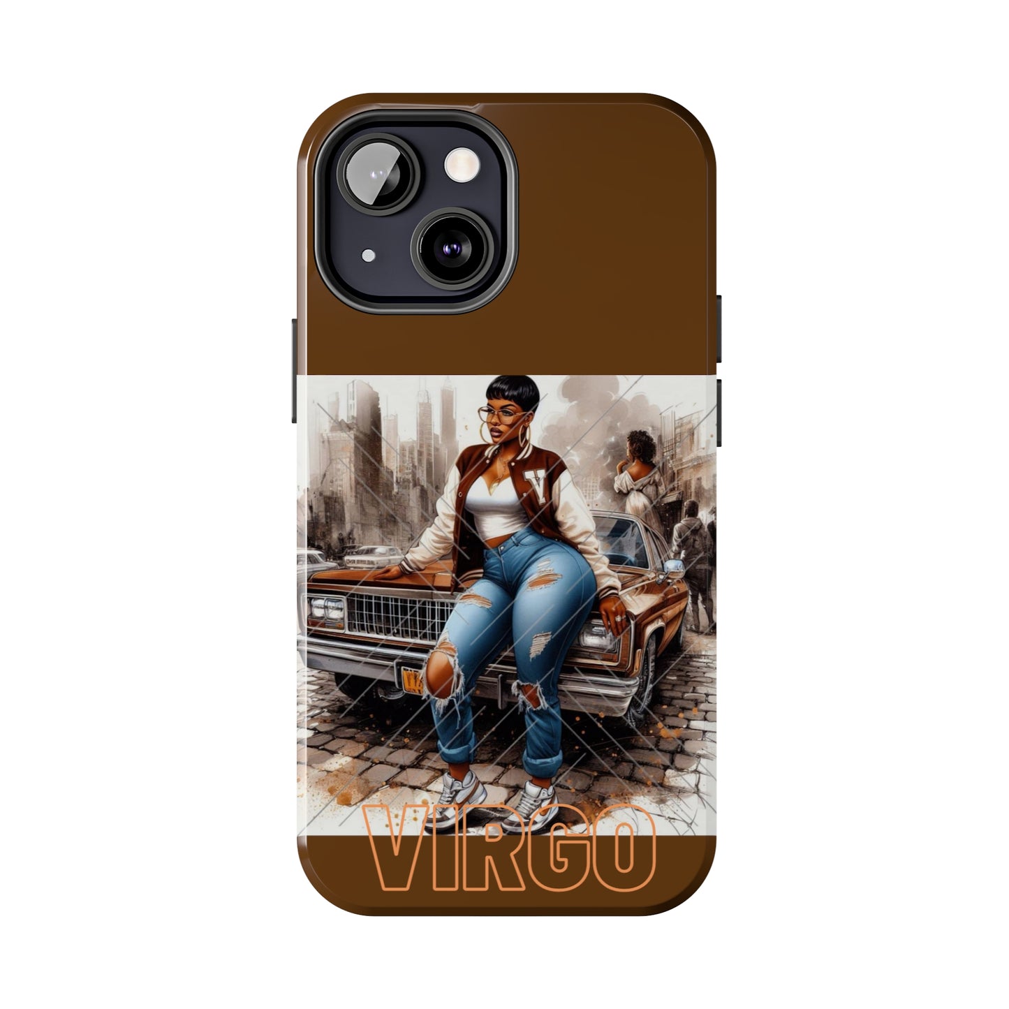 Virgo Brown Tough Phone Cases - Phone Case