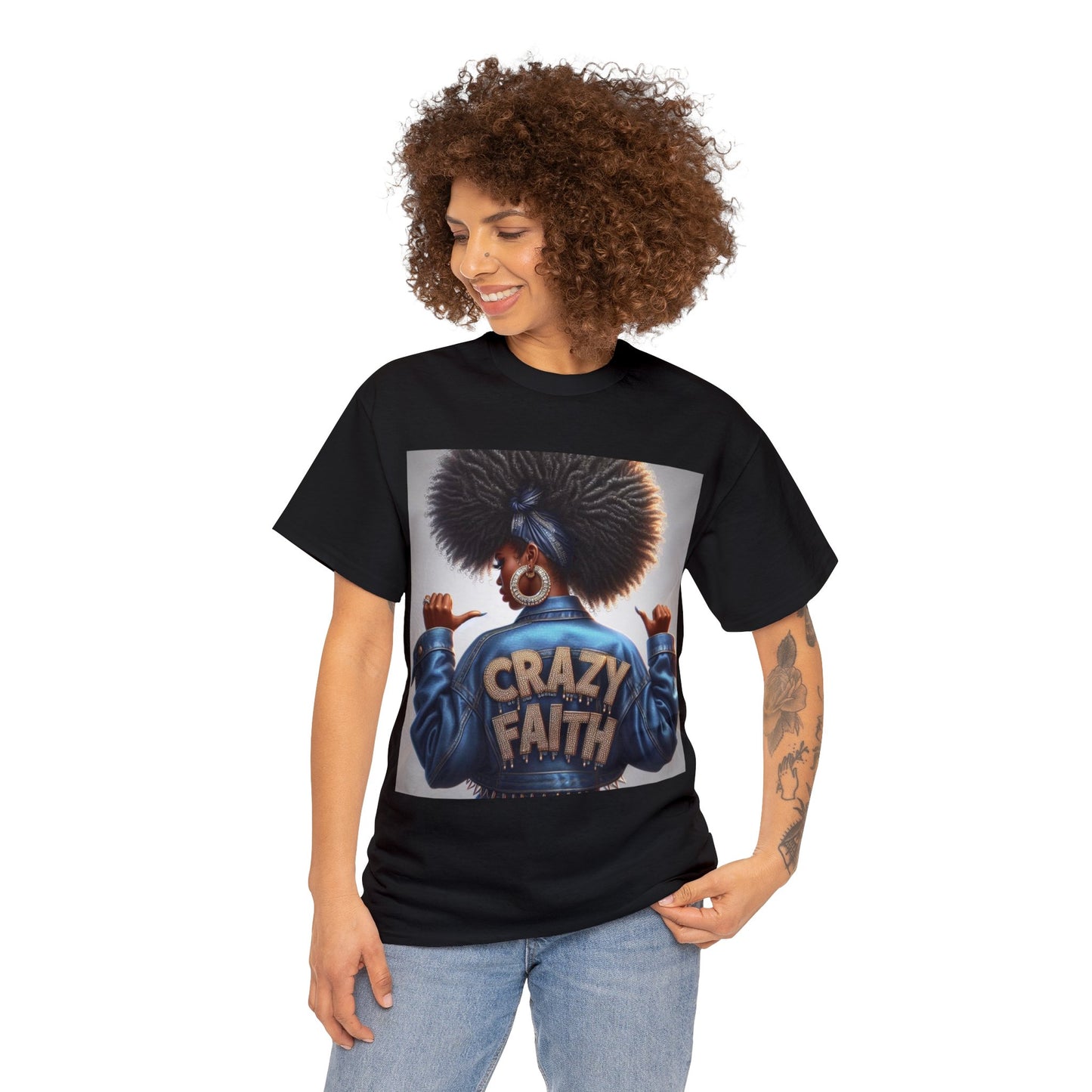 Crazy Faith Unisex Heavy Cotton Tee - T-Shirt