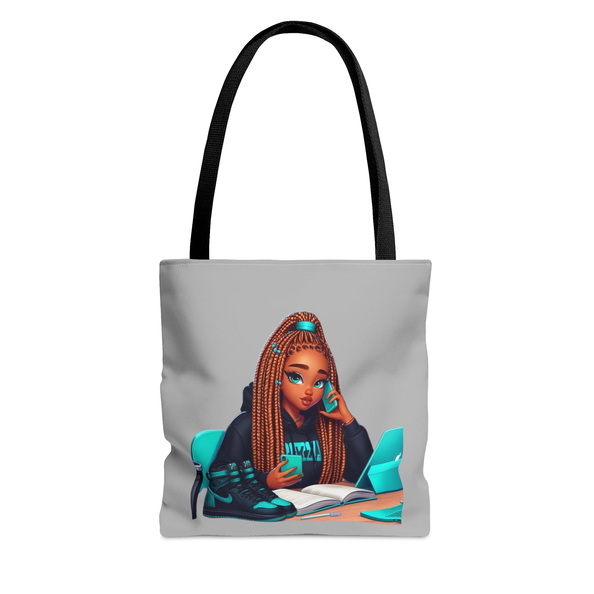 Tote Bag Teal/Grey - Small - Bags