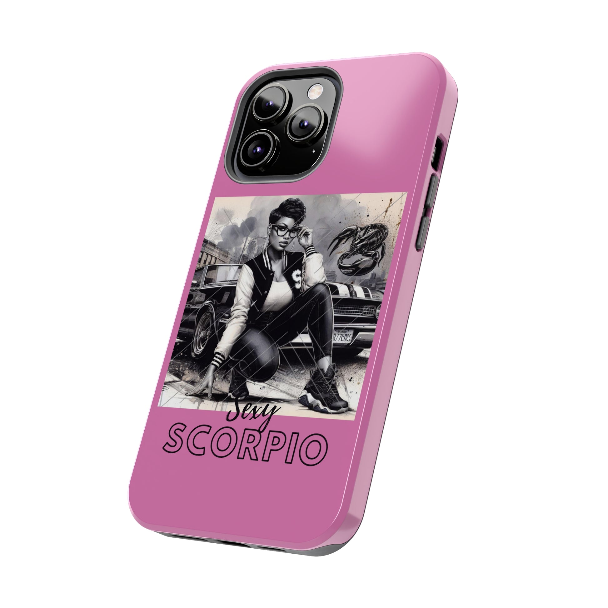 Scorpio Pink Tough Phone Cases - Phone Case