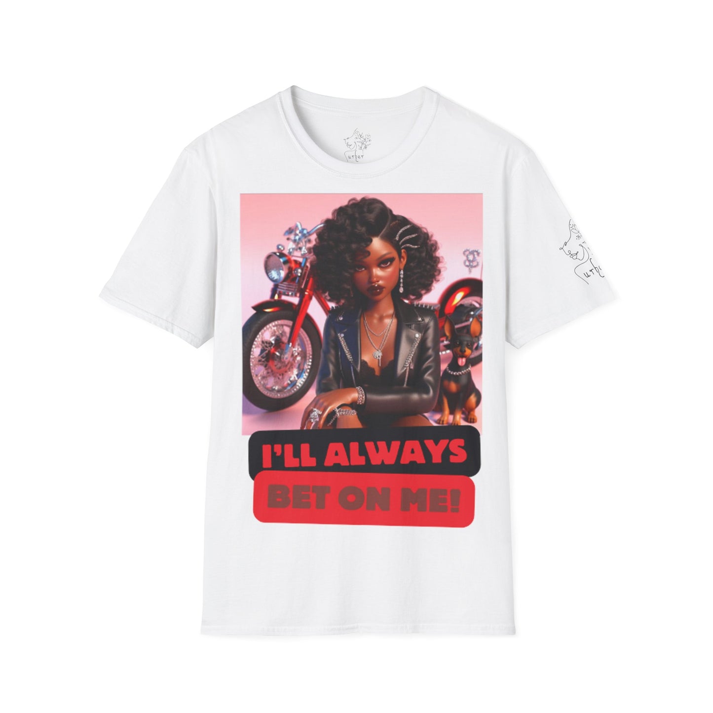 Bet on me blk in Unisex Softstyle T-Shirt - White / XL - T-Shirt