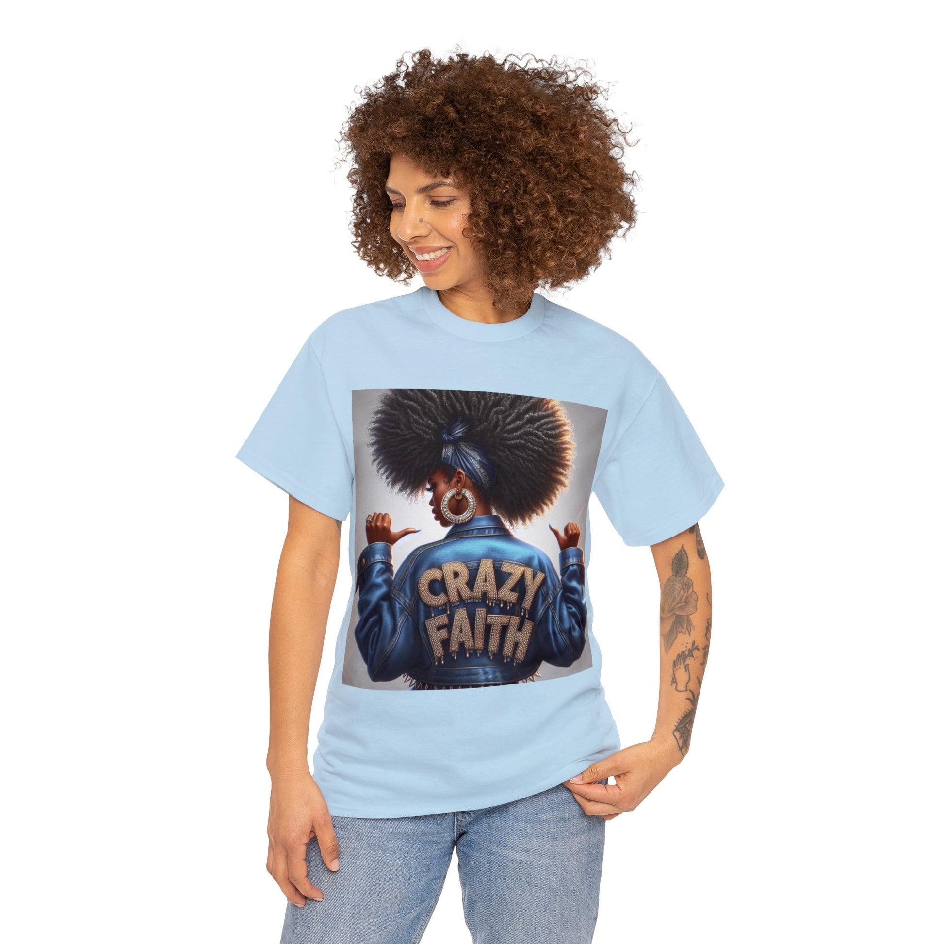 Crazy Faith Unisex Heavy Cotton Tee - T-Shirt