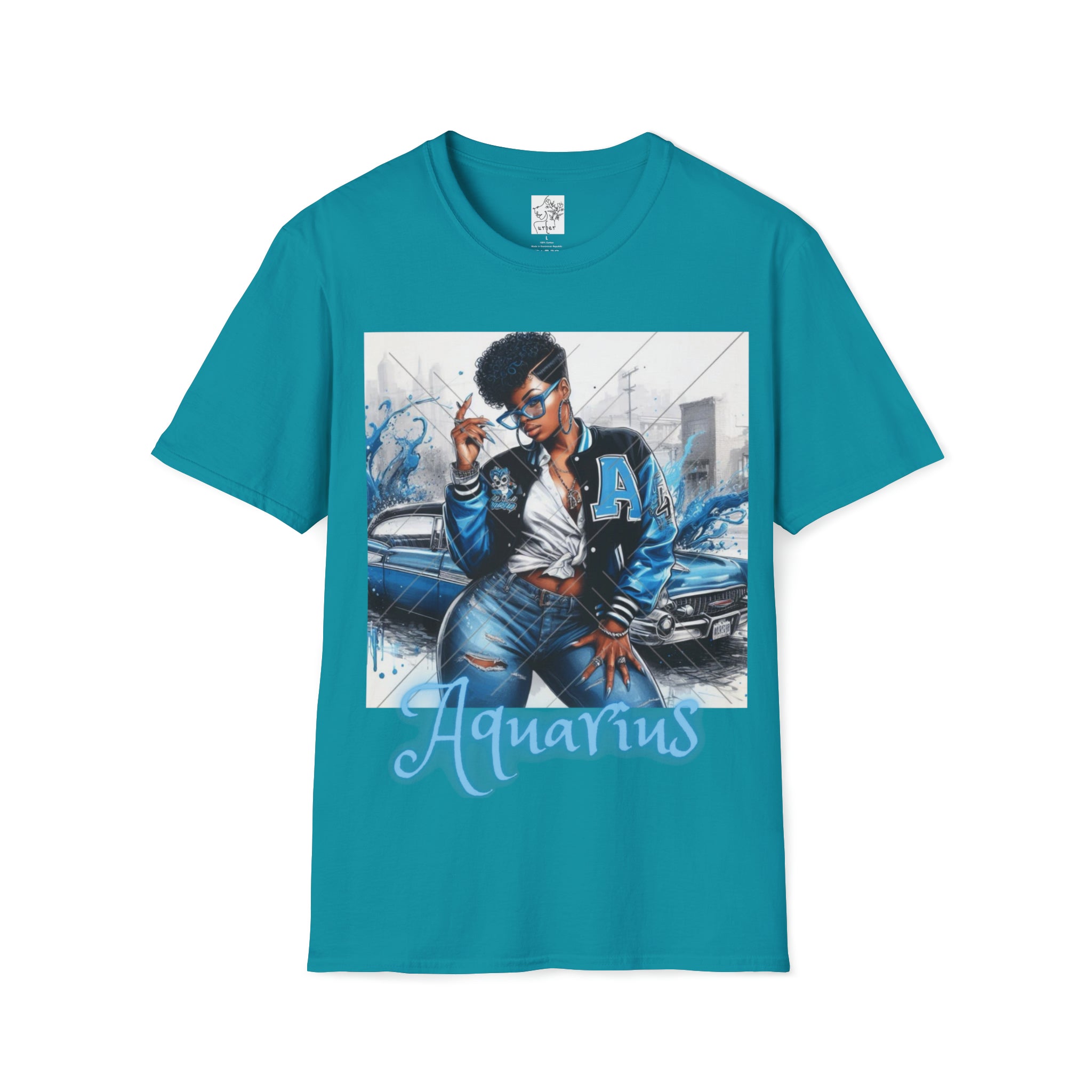 Aquarius Tee - Tropical Blue / S - T-Shirt