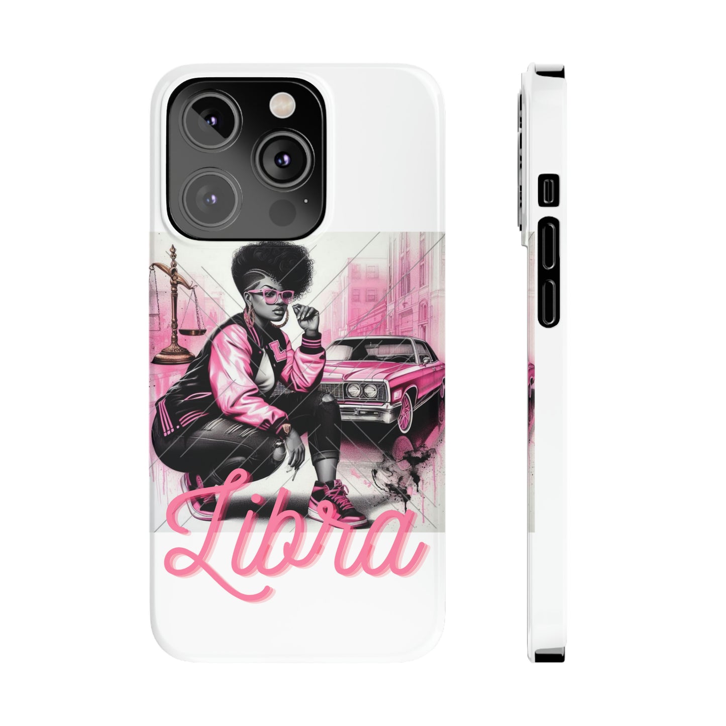 Libria White Phone Cases - iPhone 14 Pro - Phone Case