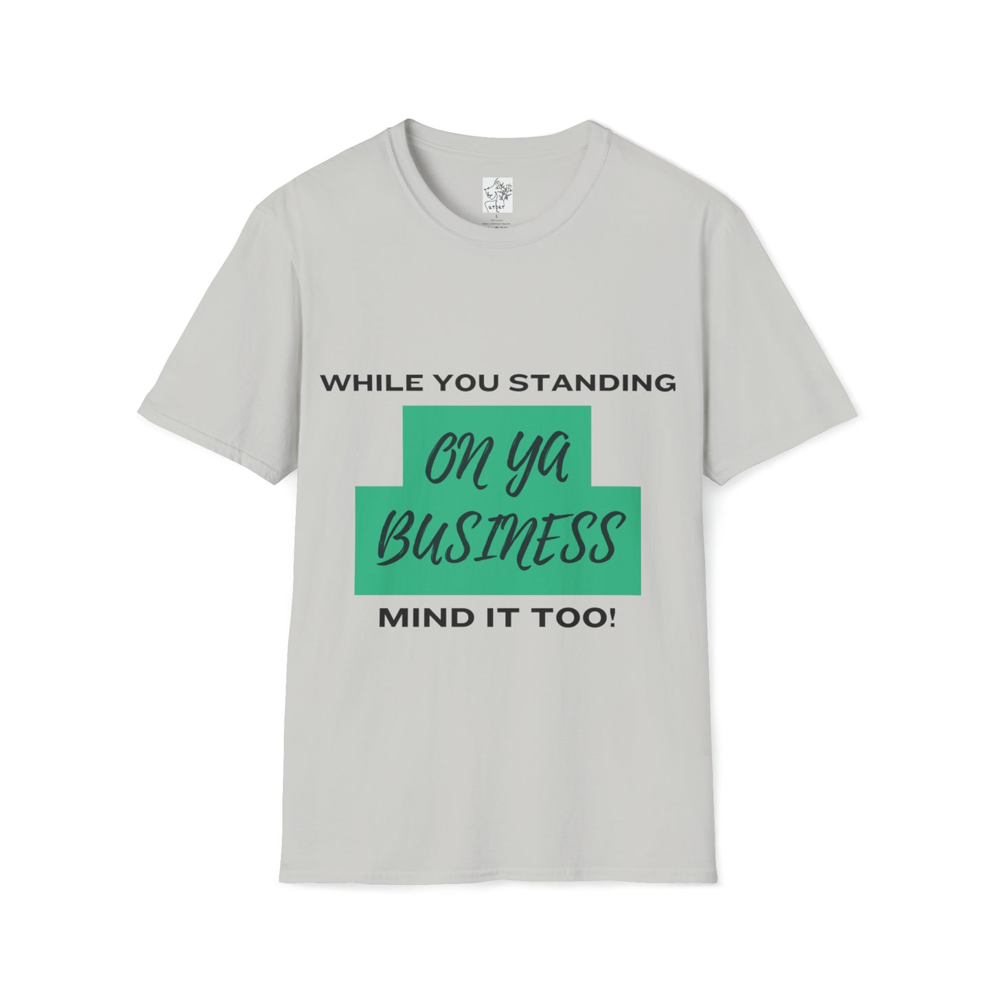 Mind a business Tee green - Ice Grey / S - T-Shirt