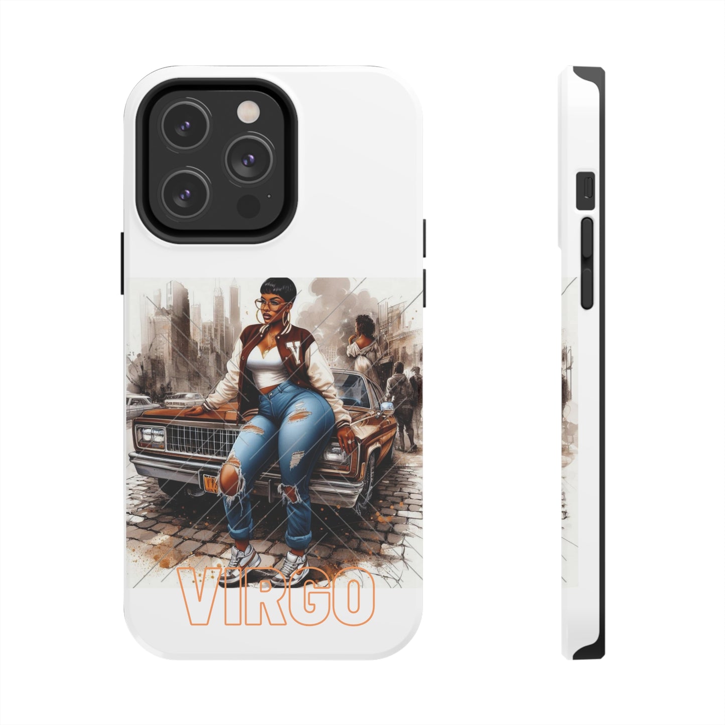 Virgo White Tough Phone Cases - iPhone 14 Pro Max - Phone Case