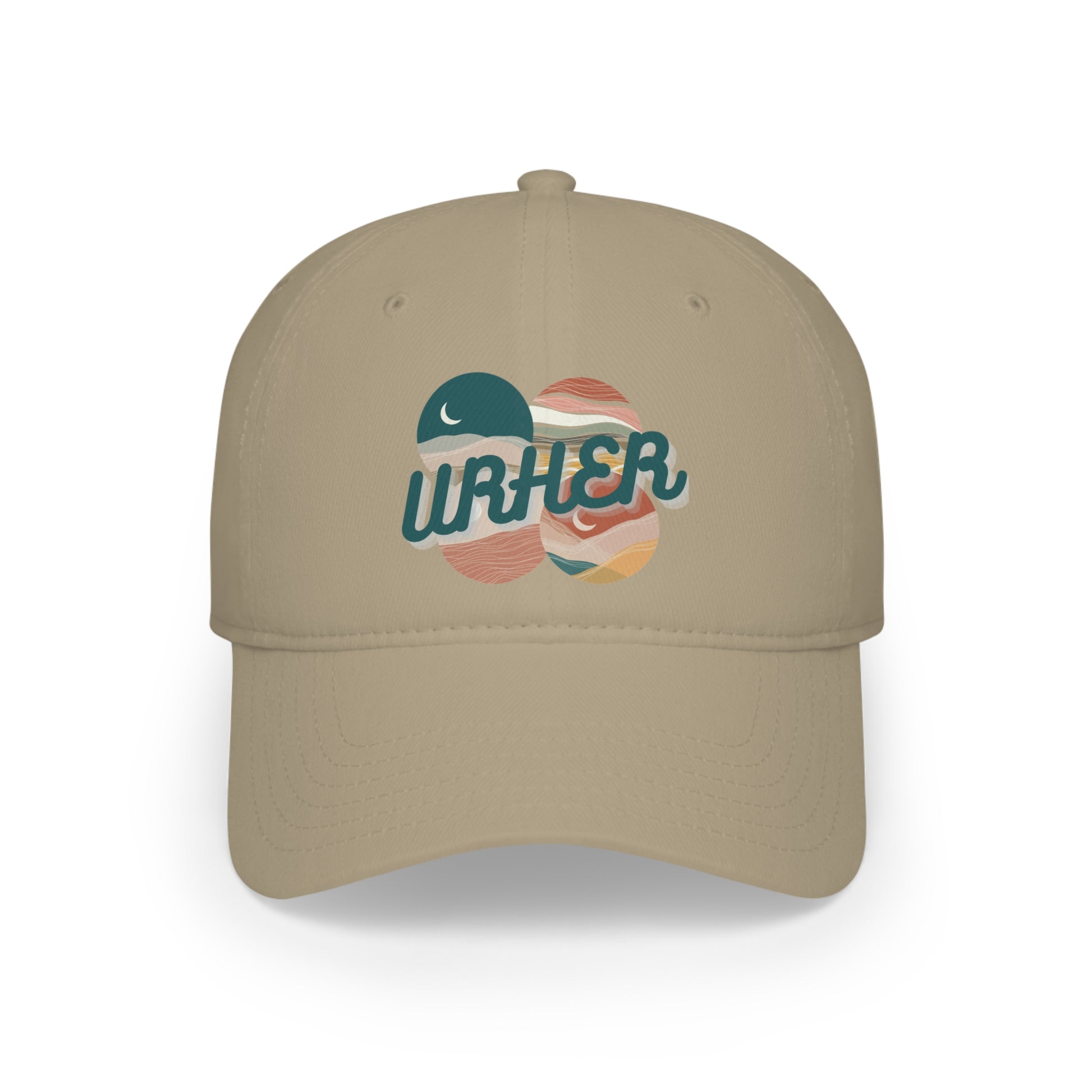 URHER Teal moons Hat - Khaki / One size - Hats