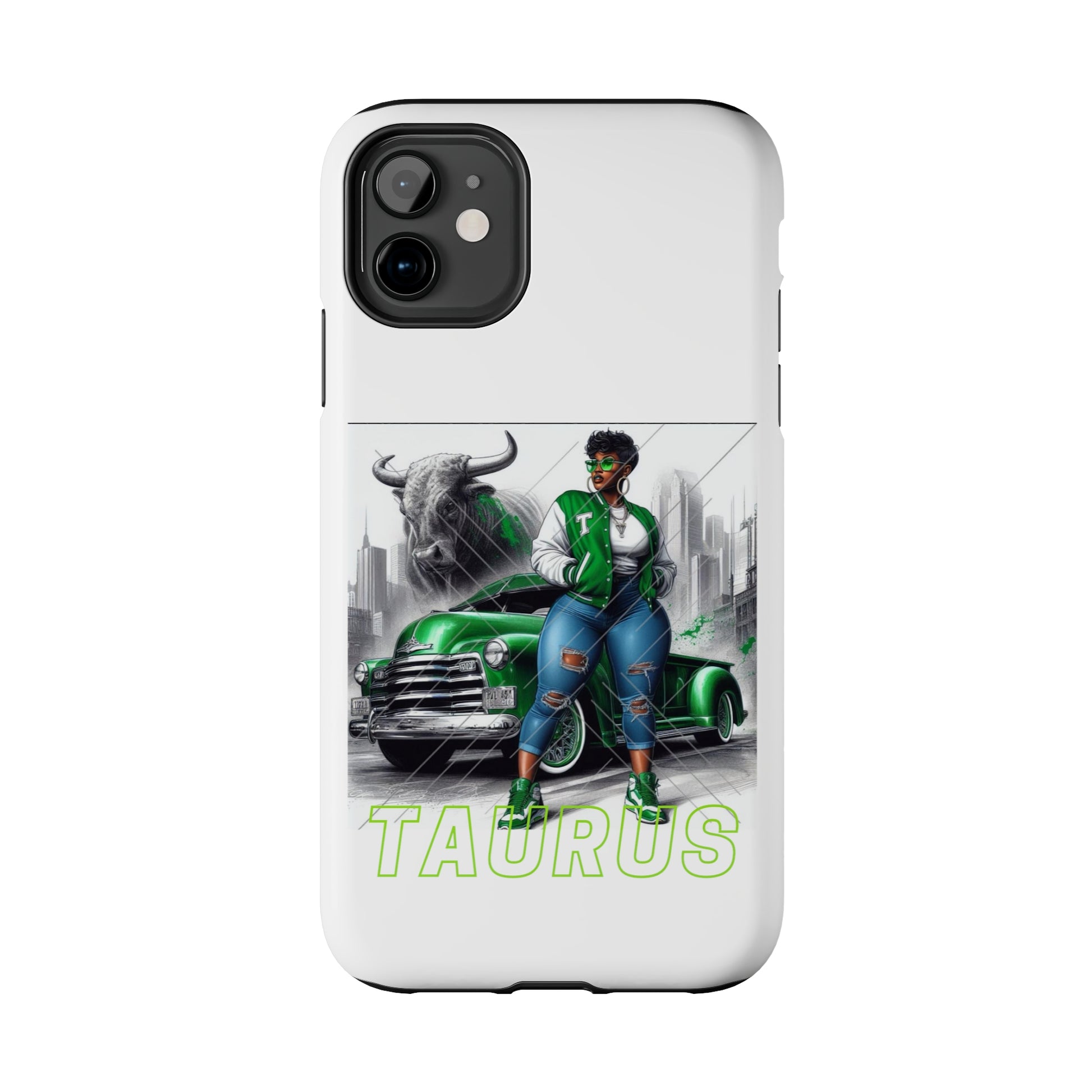 Taurus White Tough Phone Cases - Phone Case