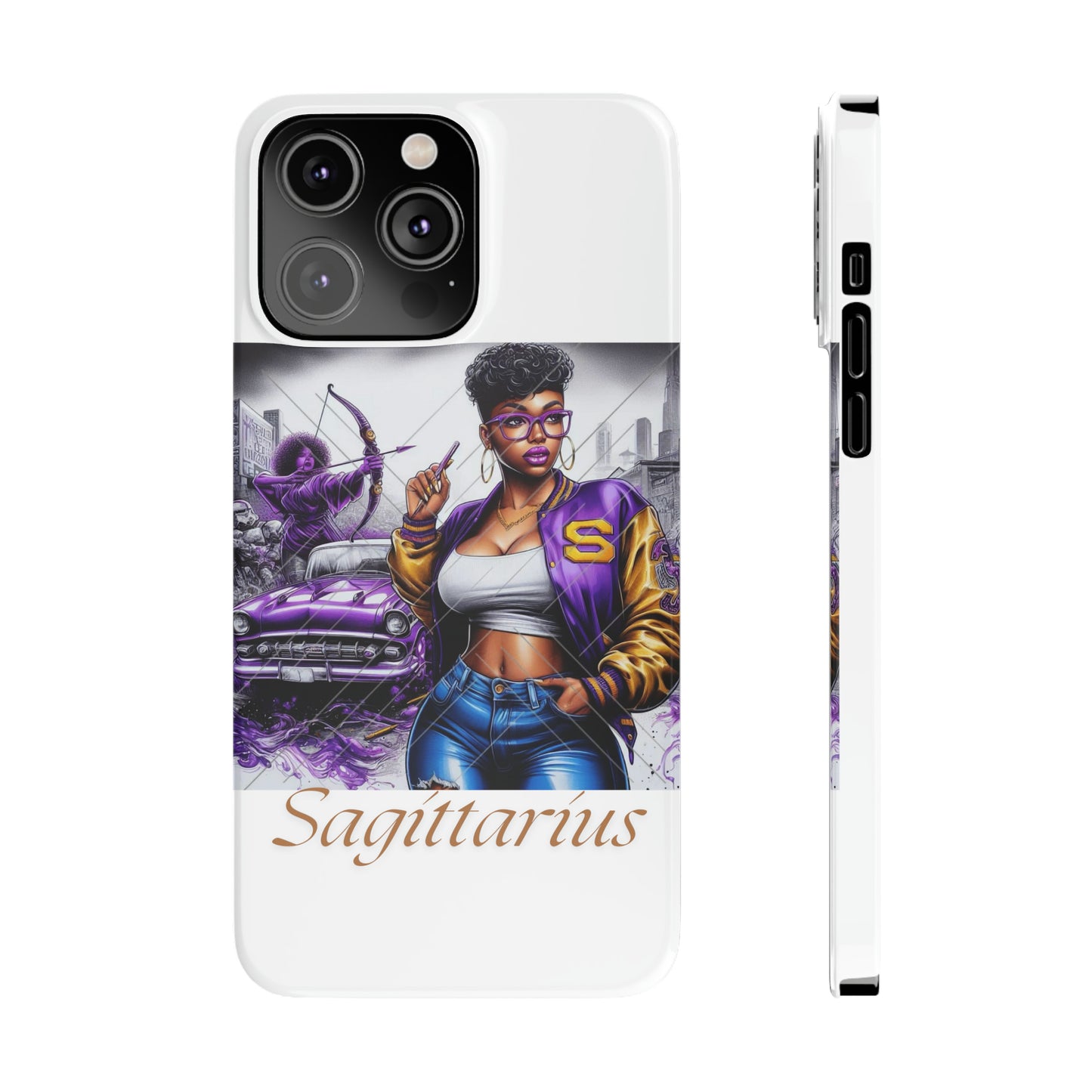 Sagittarius Slim Phone Cases - iPhone 14 Pro Max - Phone Case