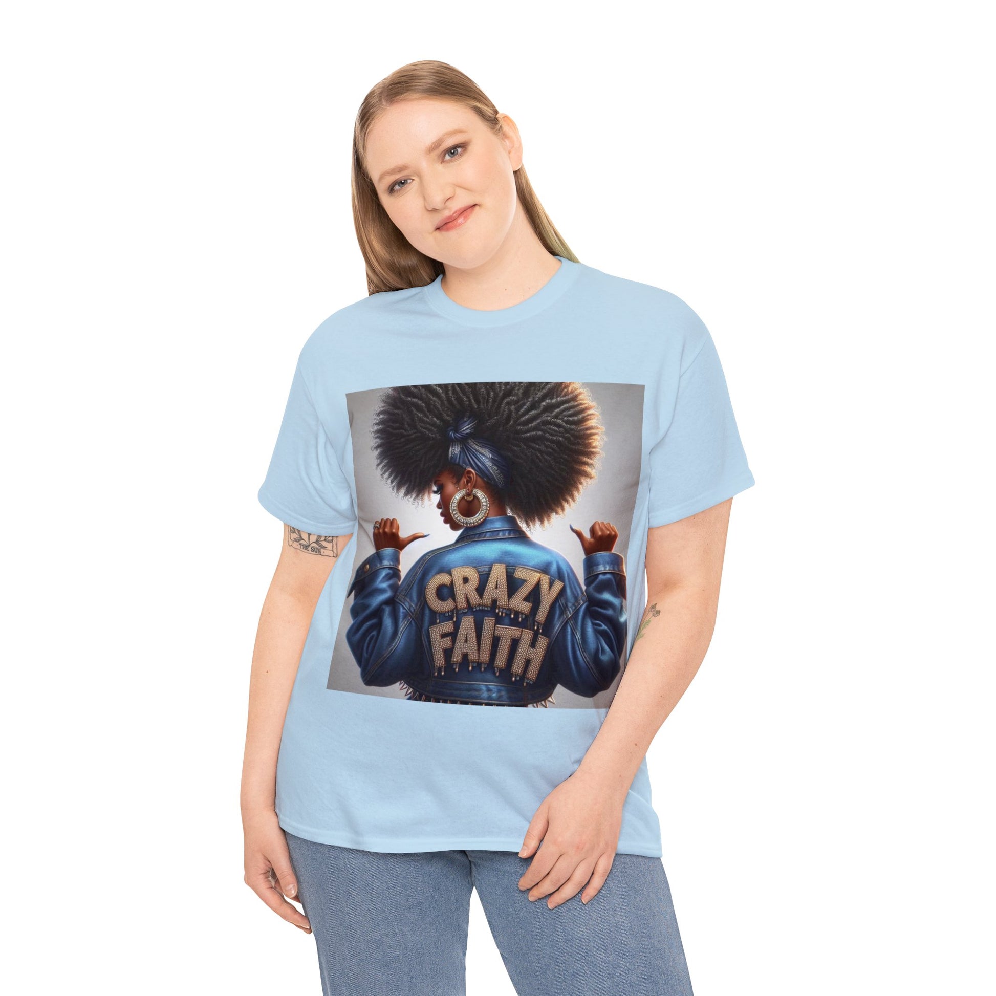 Crazy Faith Unisex Heavy Cotton Tee - T-Shirt