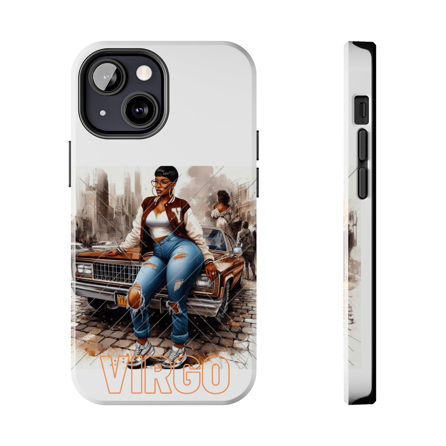 Virgo White Tough Phone Cases - iPhone 13 Mini - Phone Case