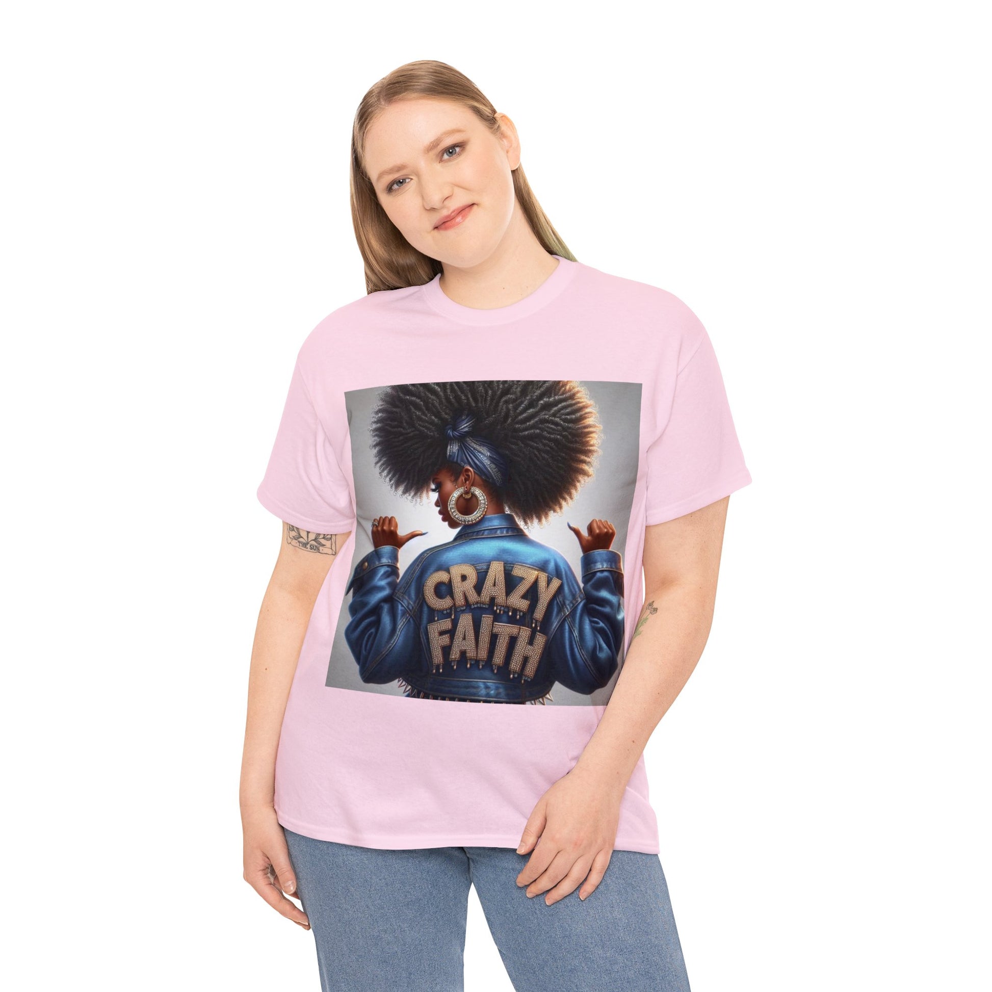 Crazy Faith Unisex Heavy Cotton Tee - T-Shirt