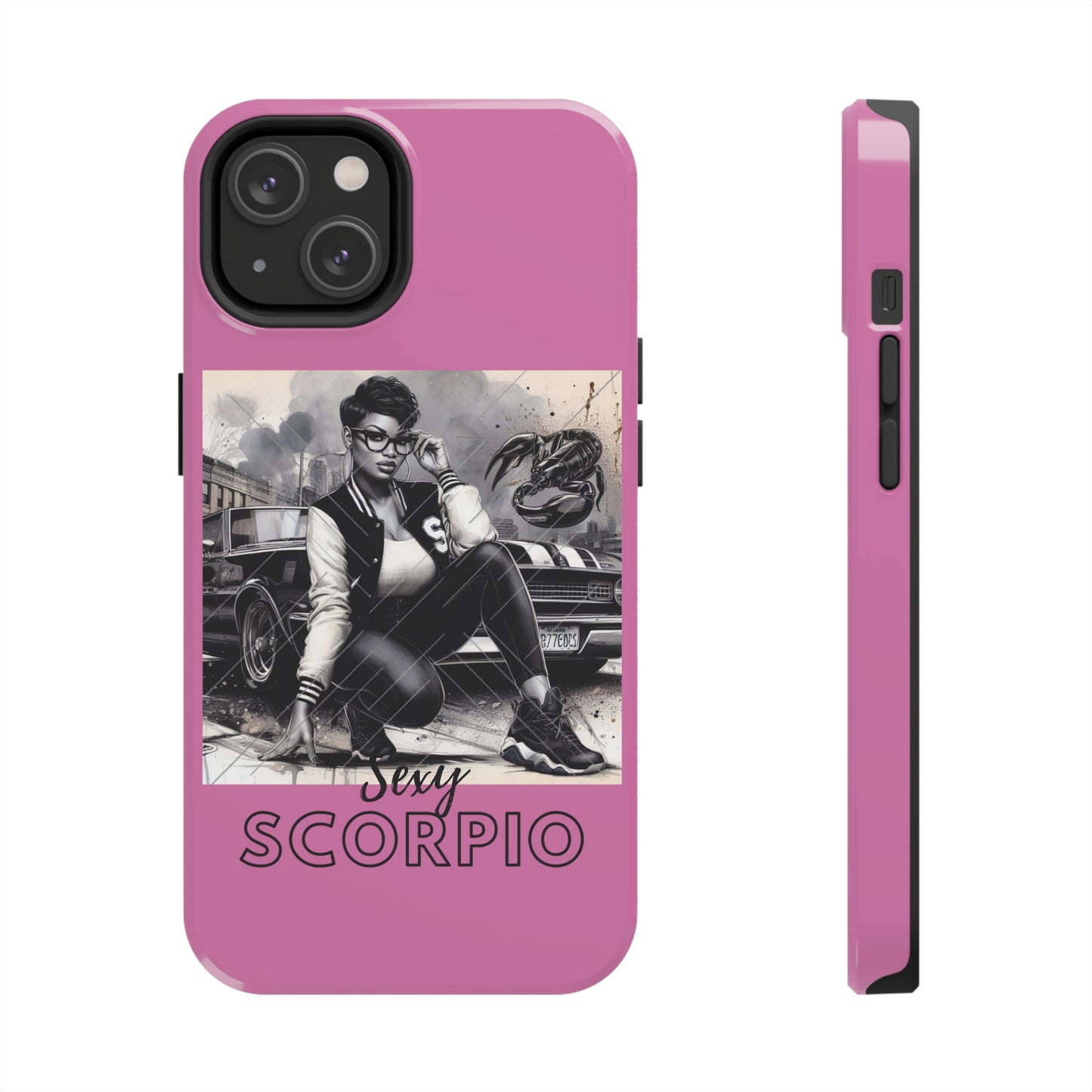 Scorpio Pink Tough Phone Cases - Phone Case