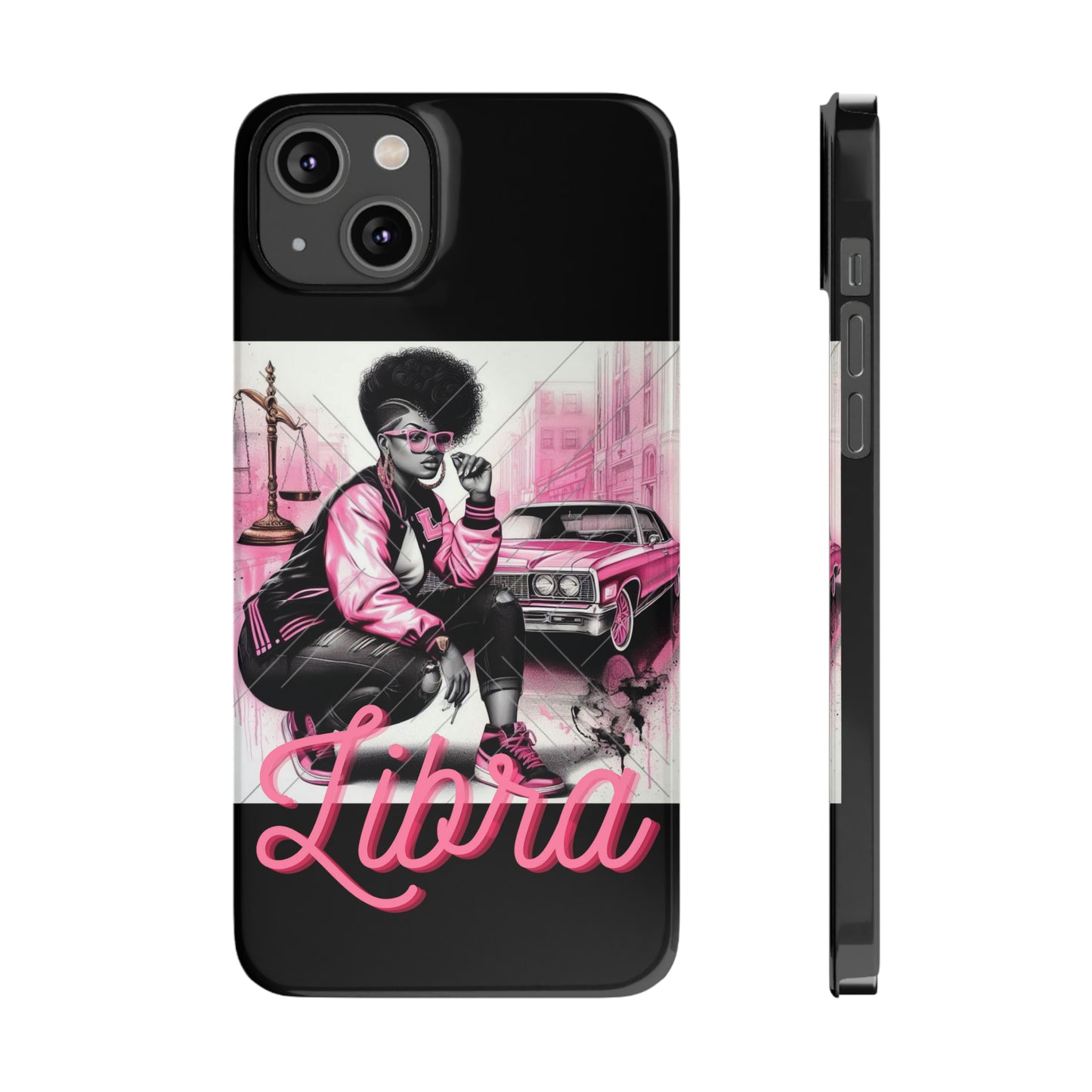 Libria Blk Phone Cases - iPhone 14 Plus - Phone Case