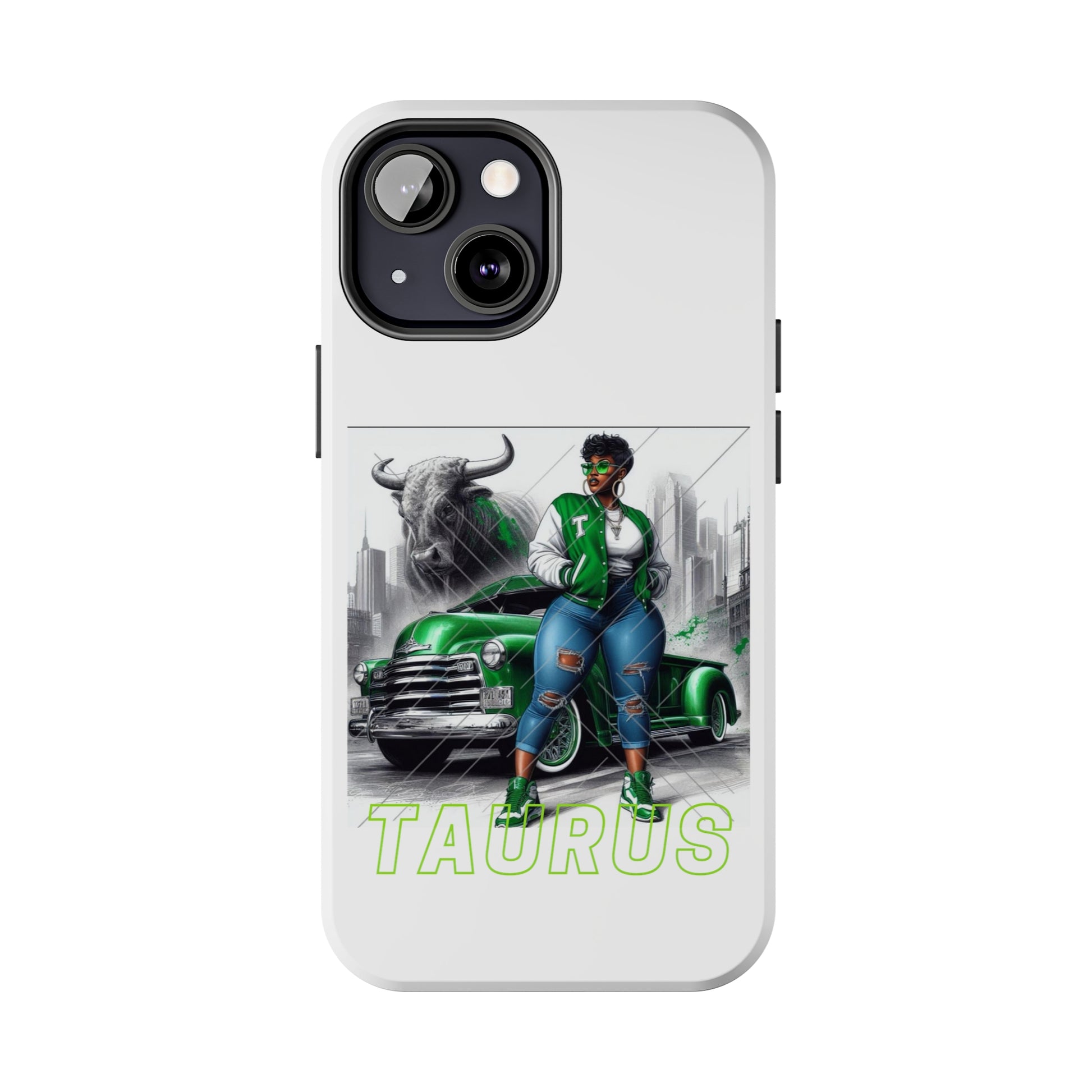 Taurus White Tough Phone Cases - Phone Case