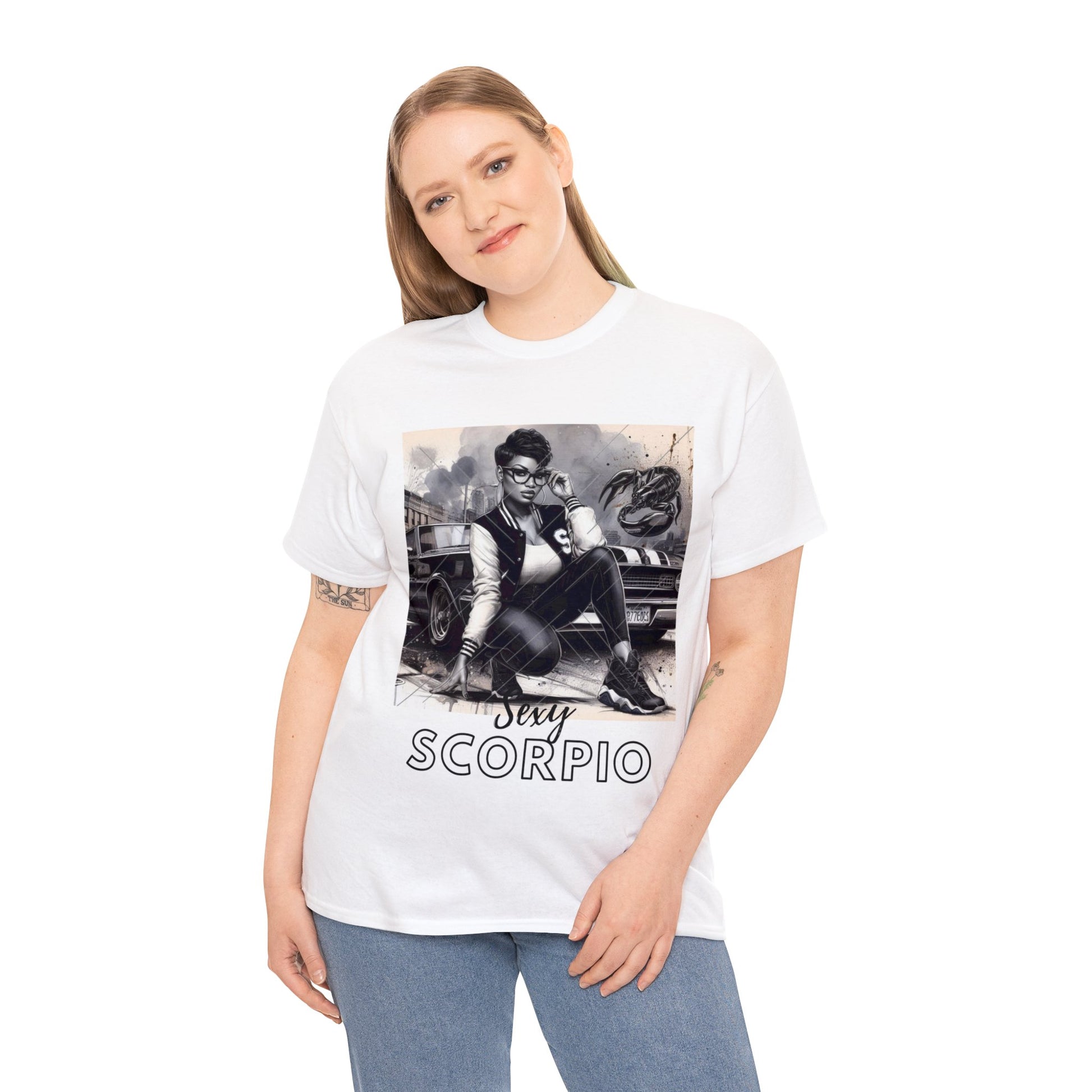 Sexy Scorpio Unisex Heavy Cotton Tee - T-Shirt