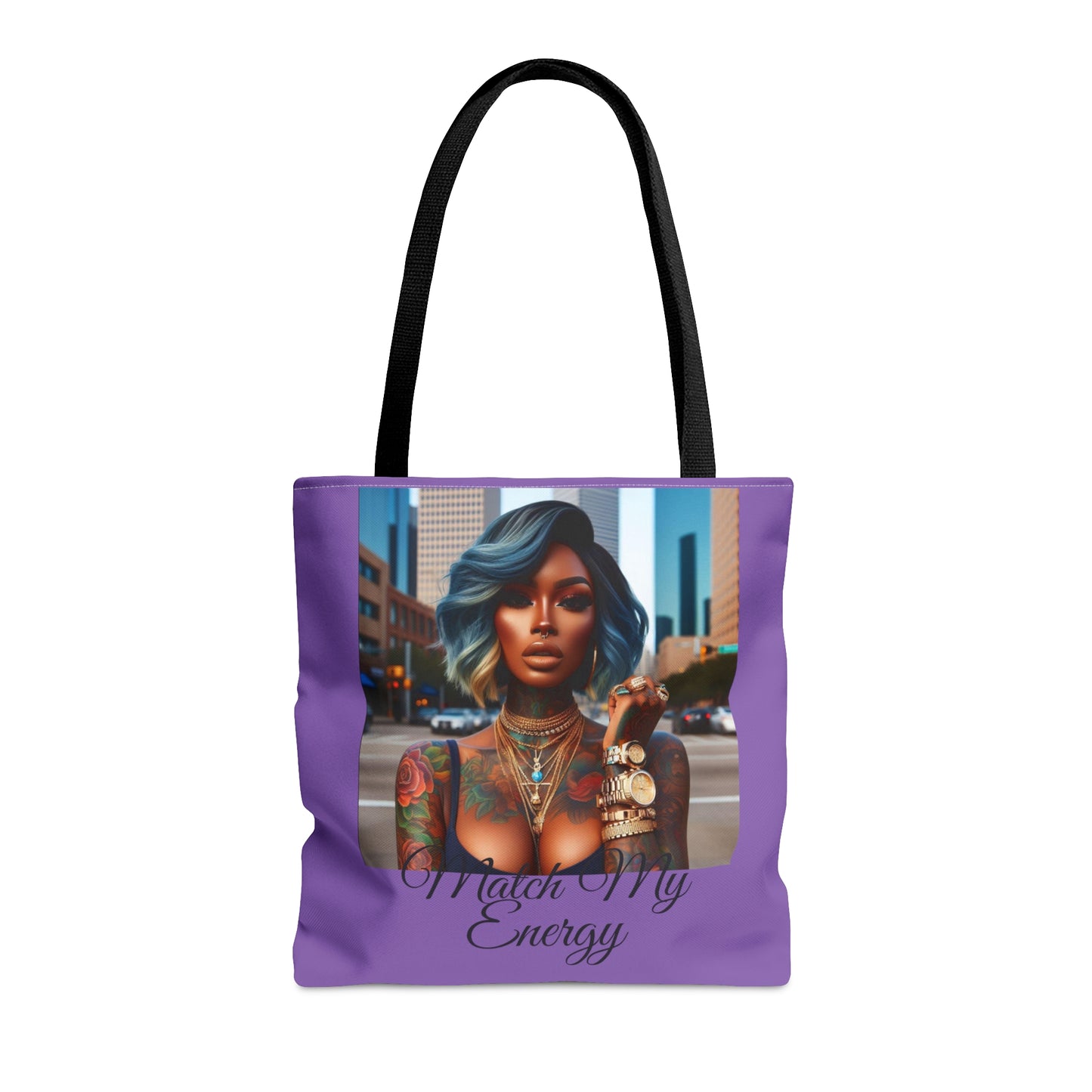 Match my energy bob Tote Bag Purple - Medium - Bags