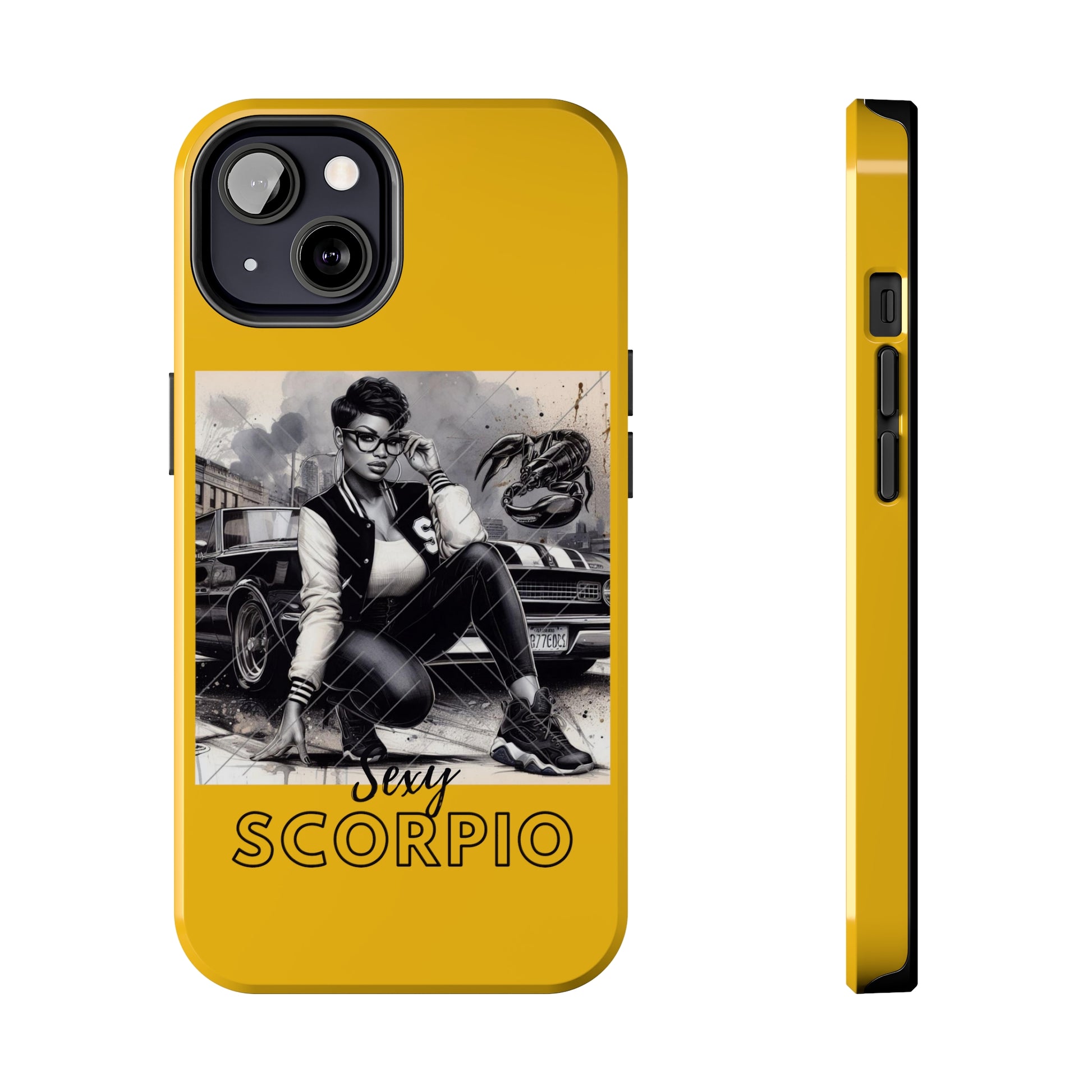 Scorpio Yellow Tough Phone Cases - Phone Case