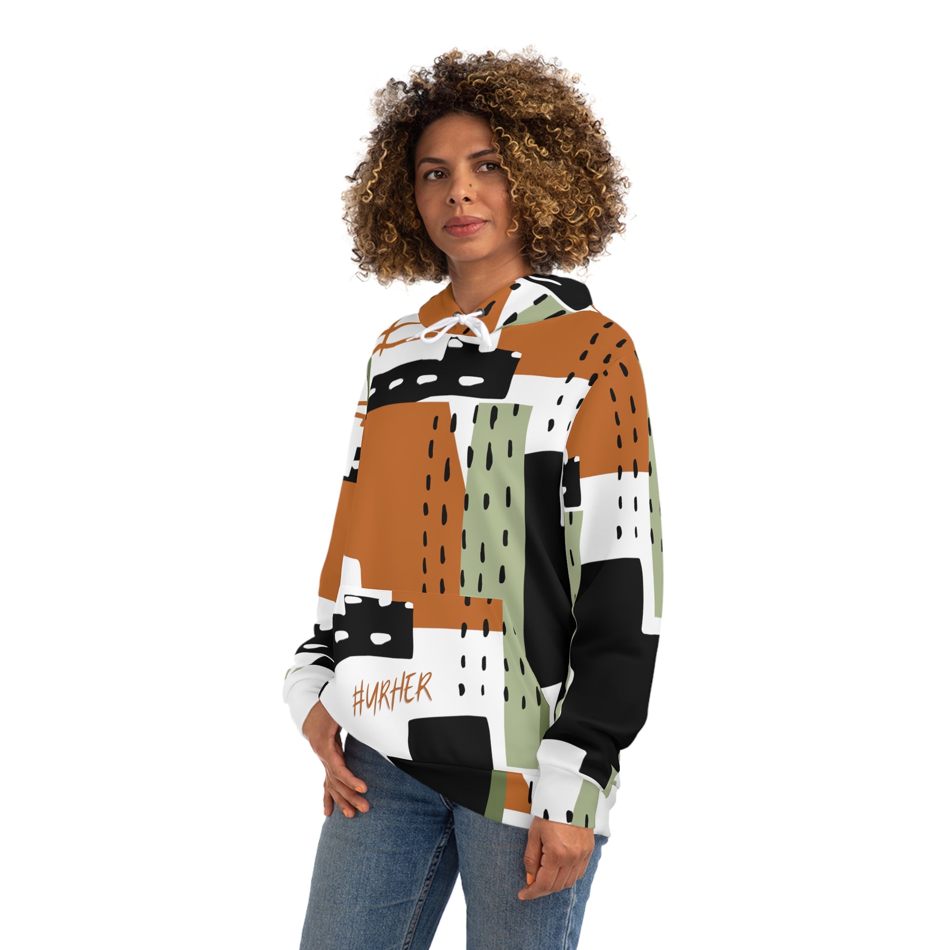 URHER Abstract Hoodie - All Over Prints