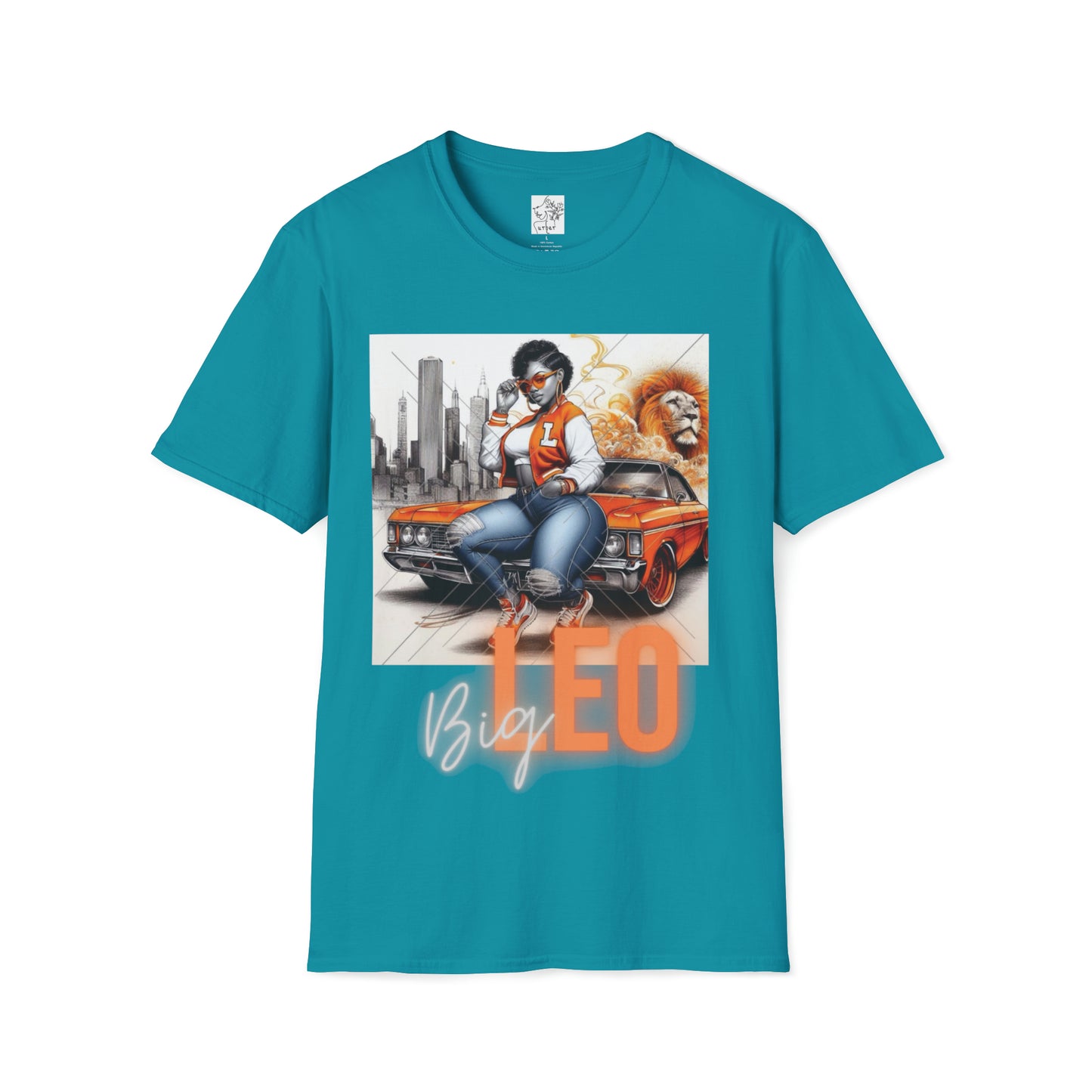 Leo Unisex Tee - Tropical Blue / S - T-Shirt