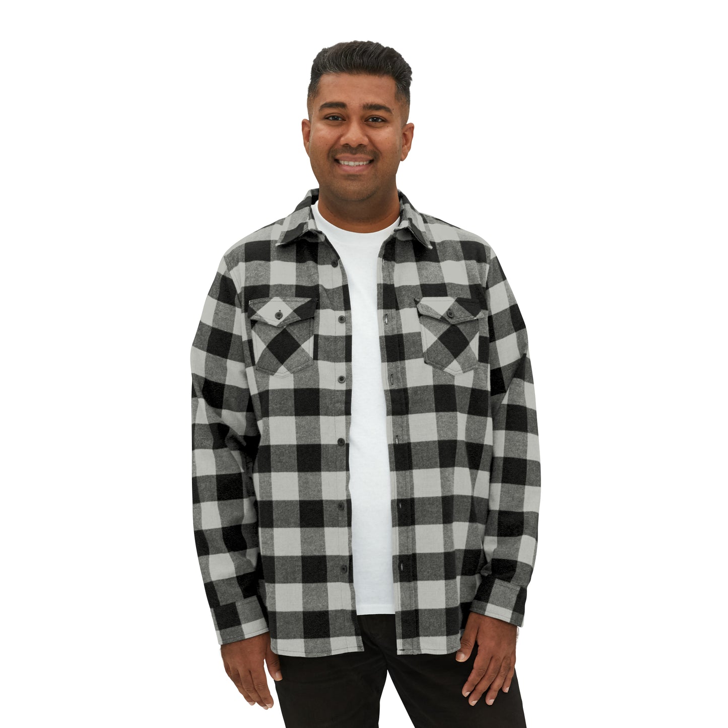 URHER Unisex Flannel Shirt - Long-sleeve