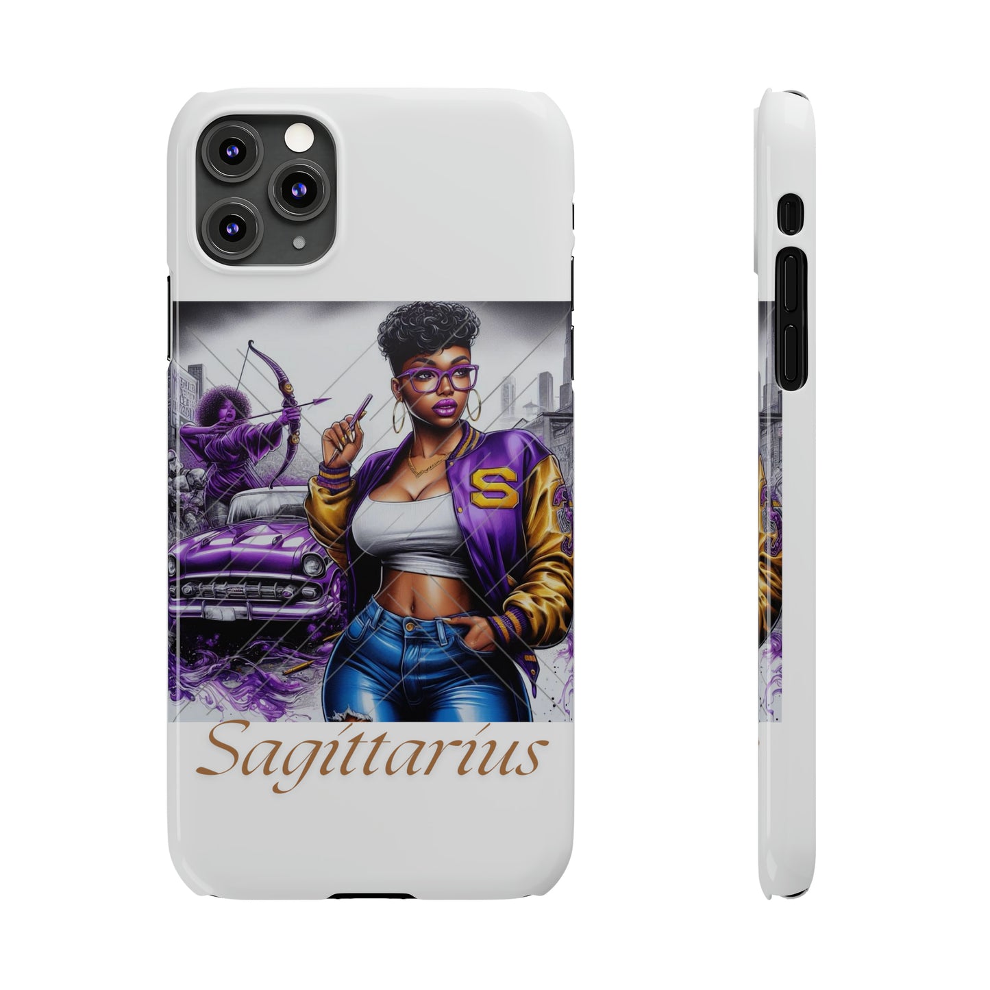 Sagittarius Slim Phone Cases - iPhone 11 Pro Max - Phone Case