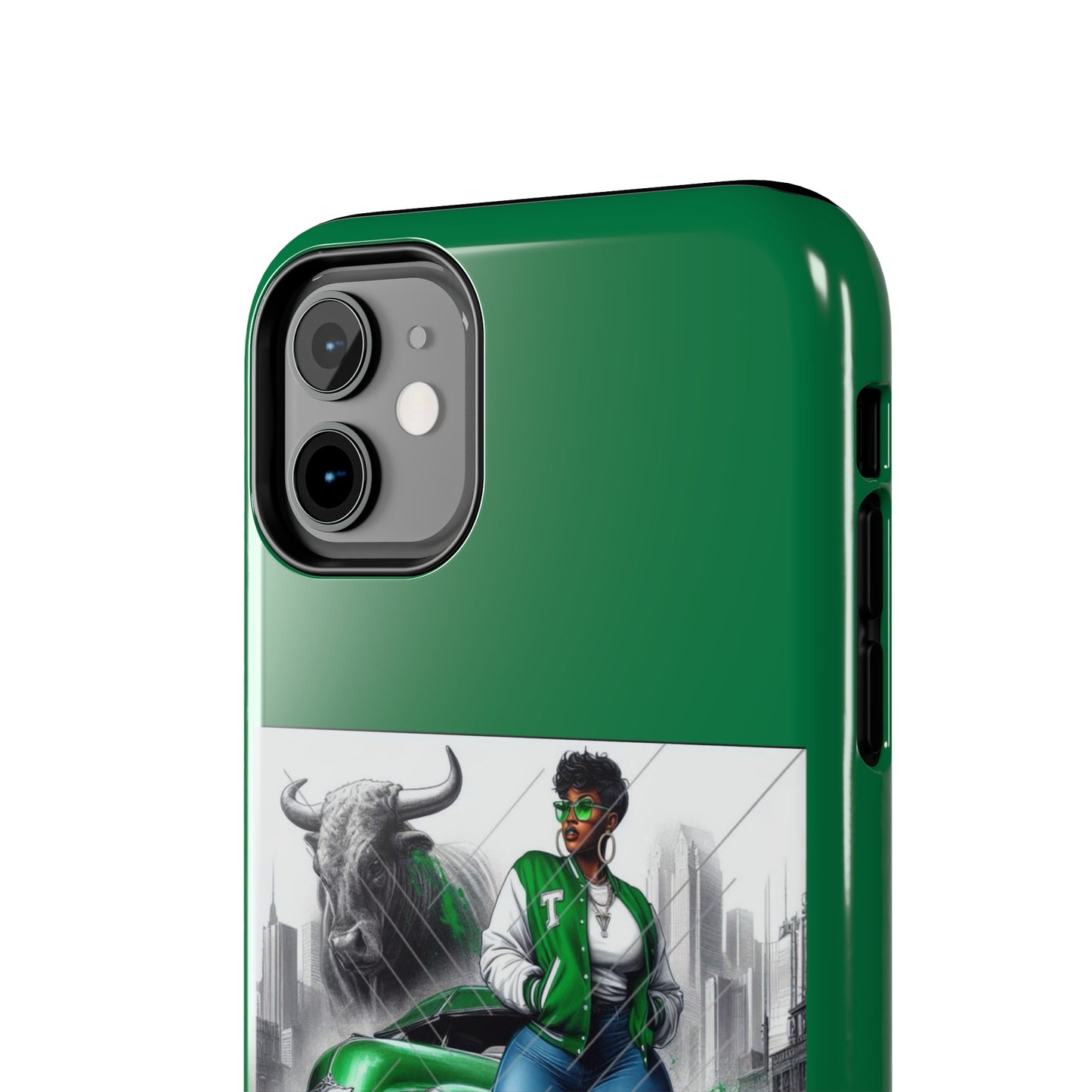 Taurus Green Tough Phone Cases - Phone Case