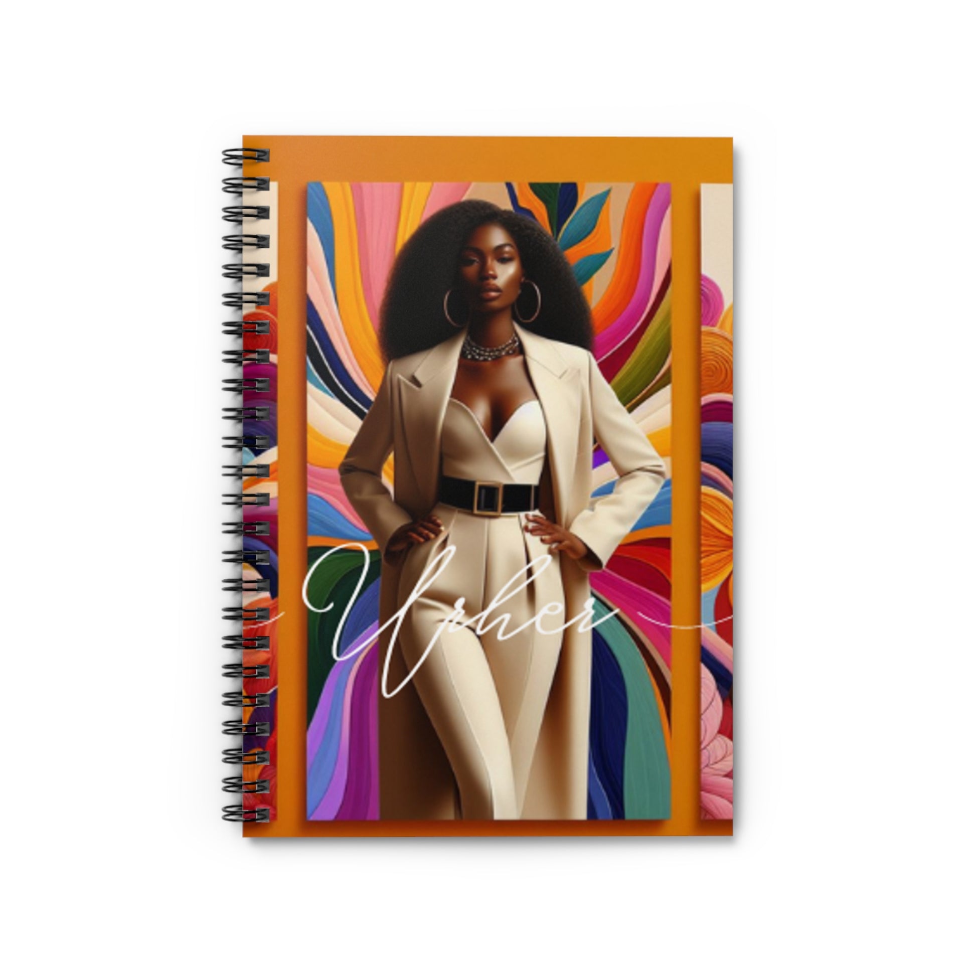 URHER Spiral Notebook - Ruled Line - One Size - Paper products