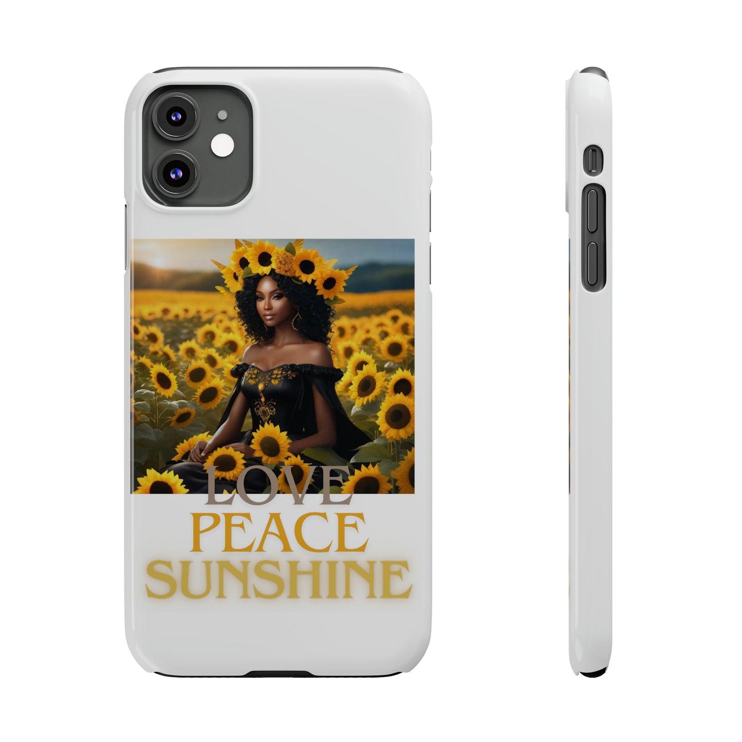 Sunshine Slim white Phone Cases - iPhone 11 - Phone Case