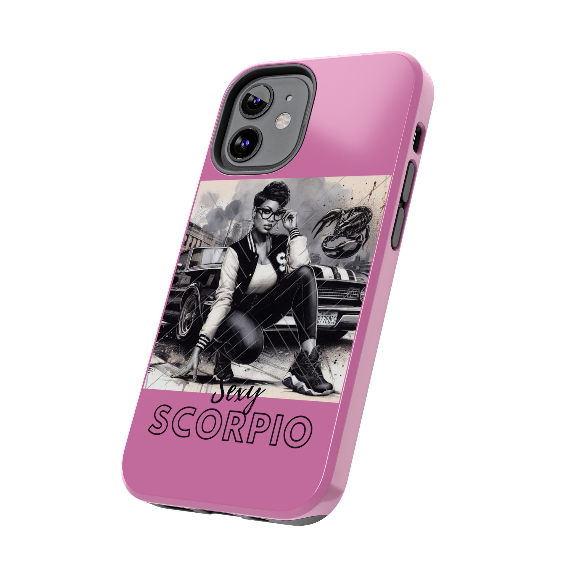 Scorpio Pink Tough Phone Cases - Phone Case