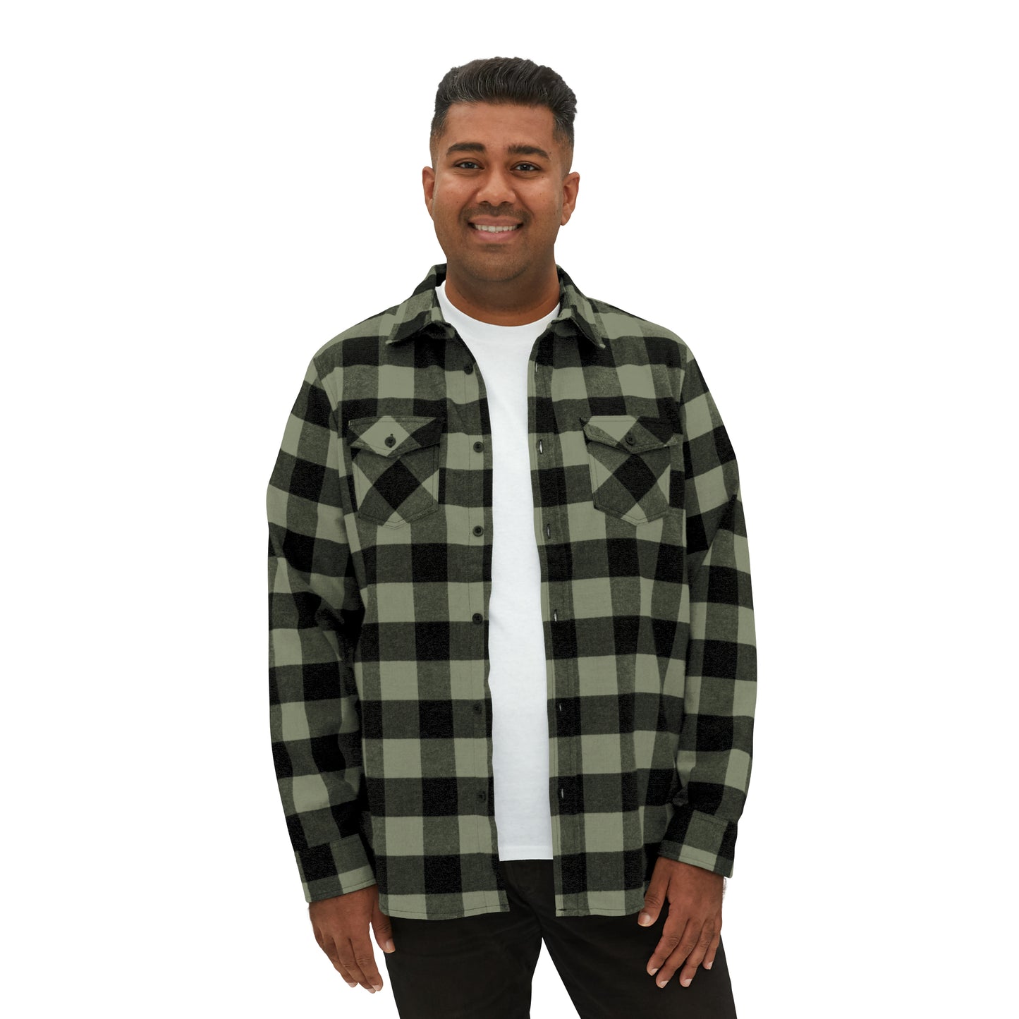 URHER Unisex Flannel Shirt - Long-sleeve