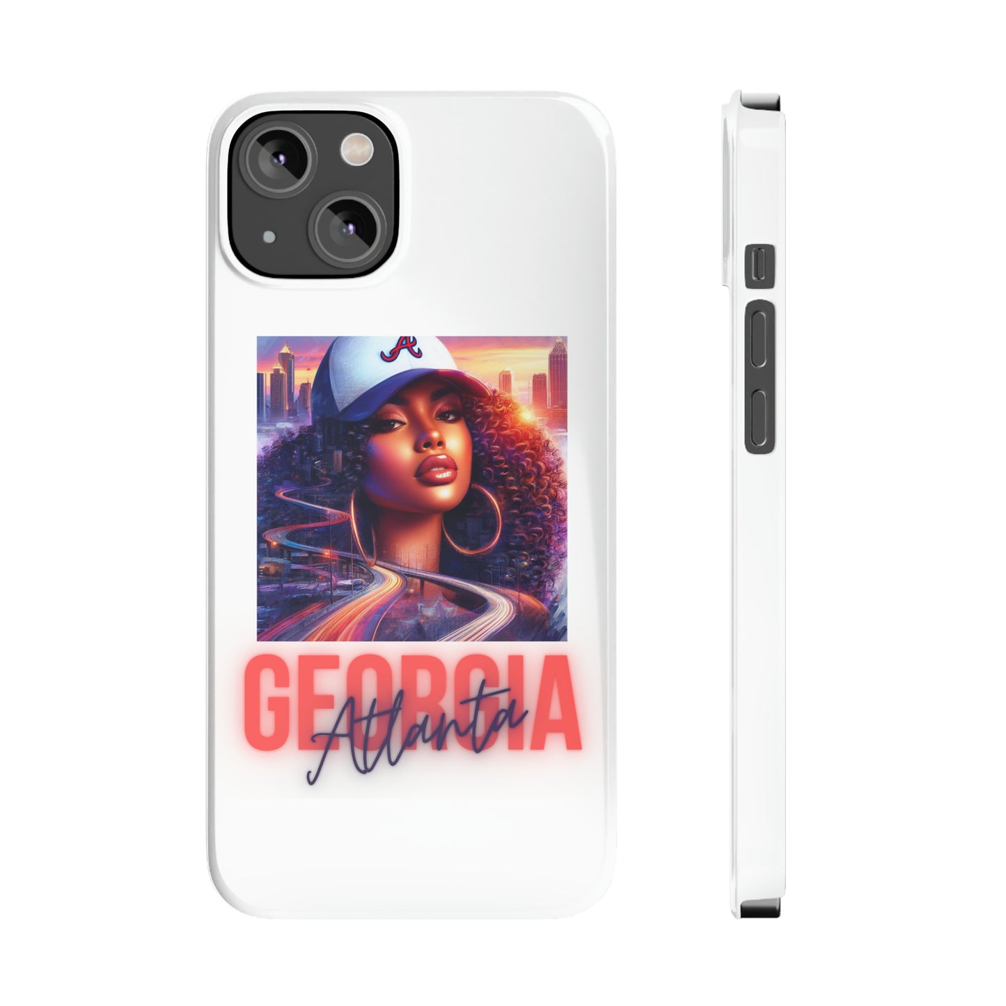 Atlanta GA Slim Phone Cases - iPhone 14 - Phone Case