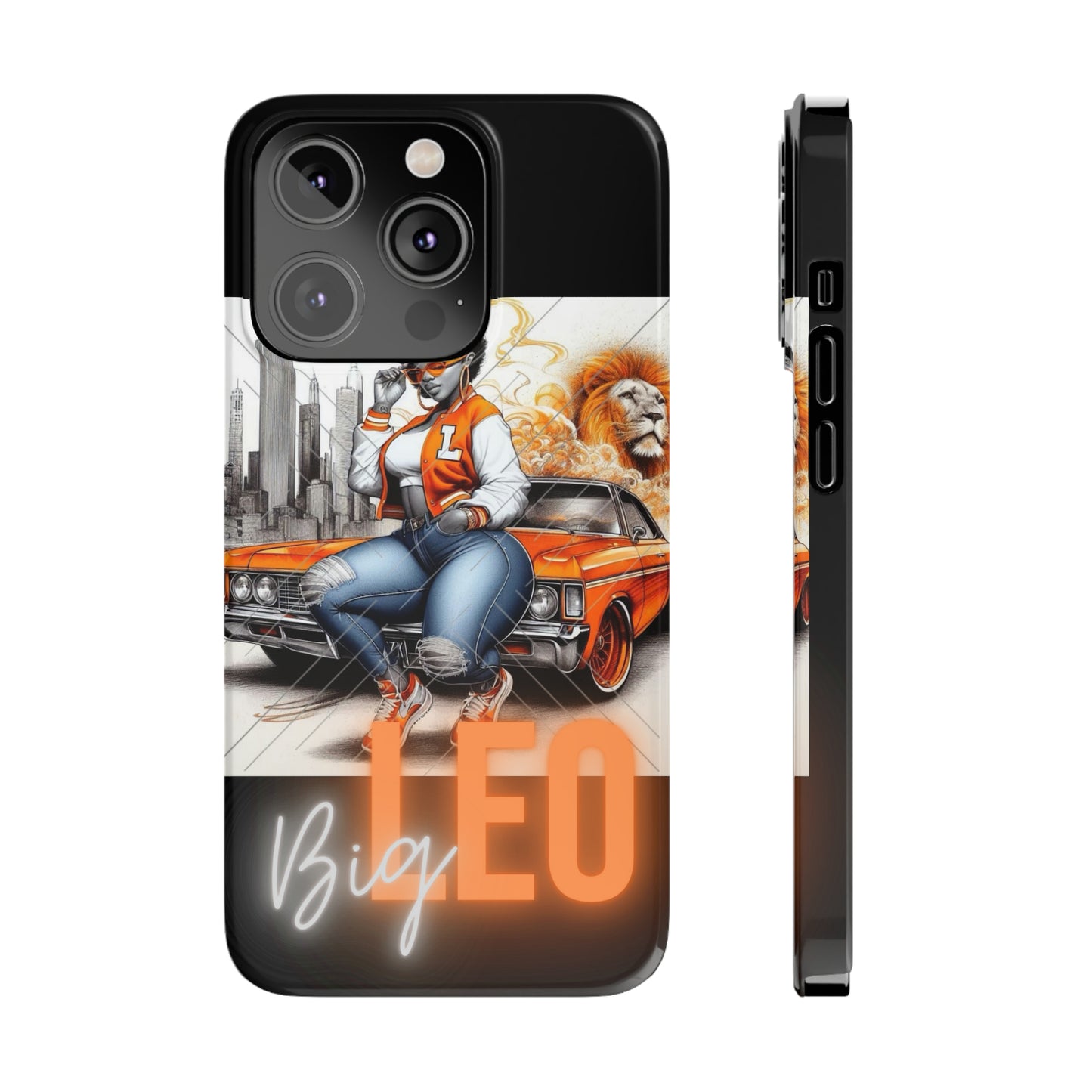 Leo Blk Phone Cases - iPhone 14 Pro - Phone Case