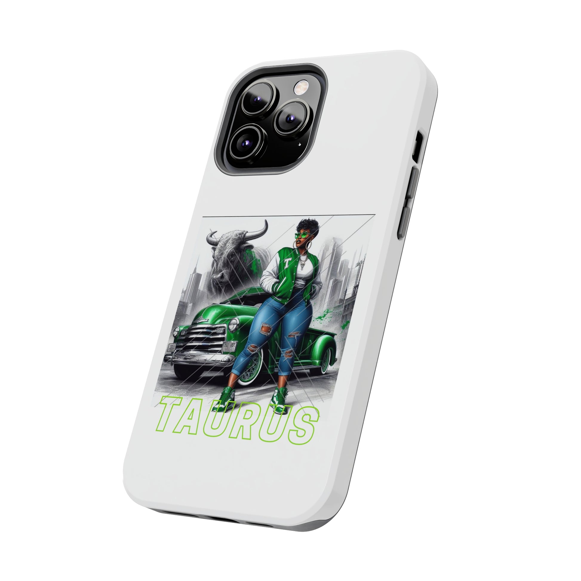 Taurus White Tough Phone Cases - Phone Case