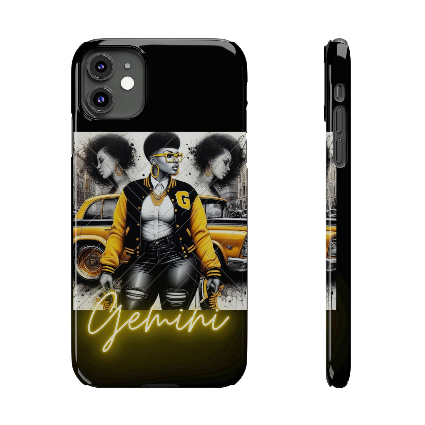 Gemini blk Phone Cases - iPhone 11 - Phone Case