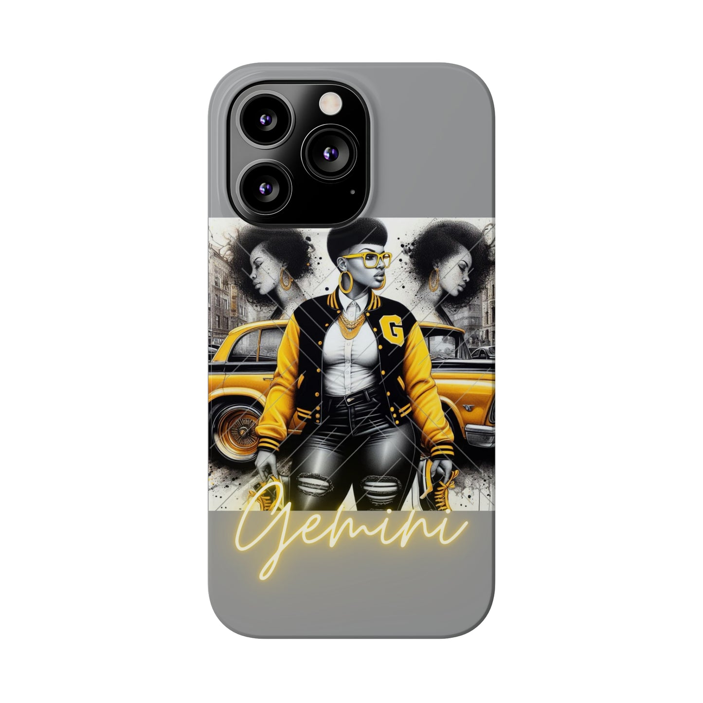 Gemini Grey Phone Cases - Phone Case