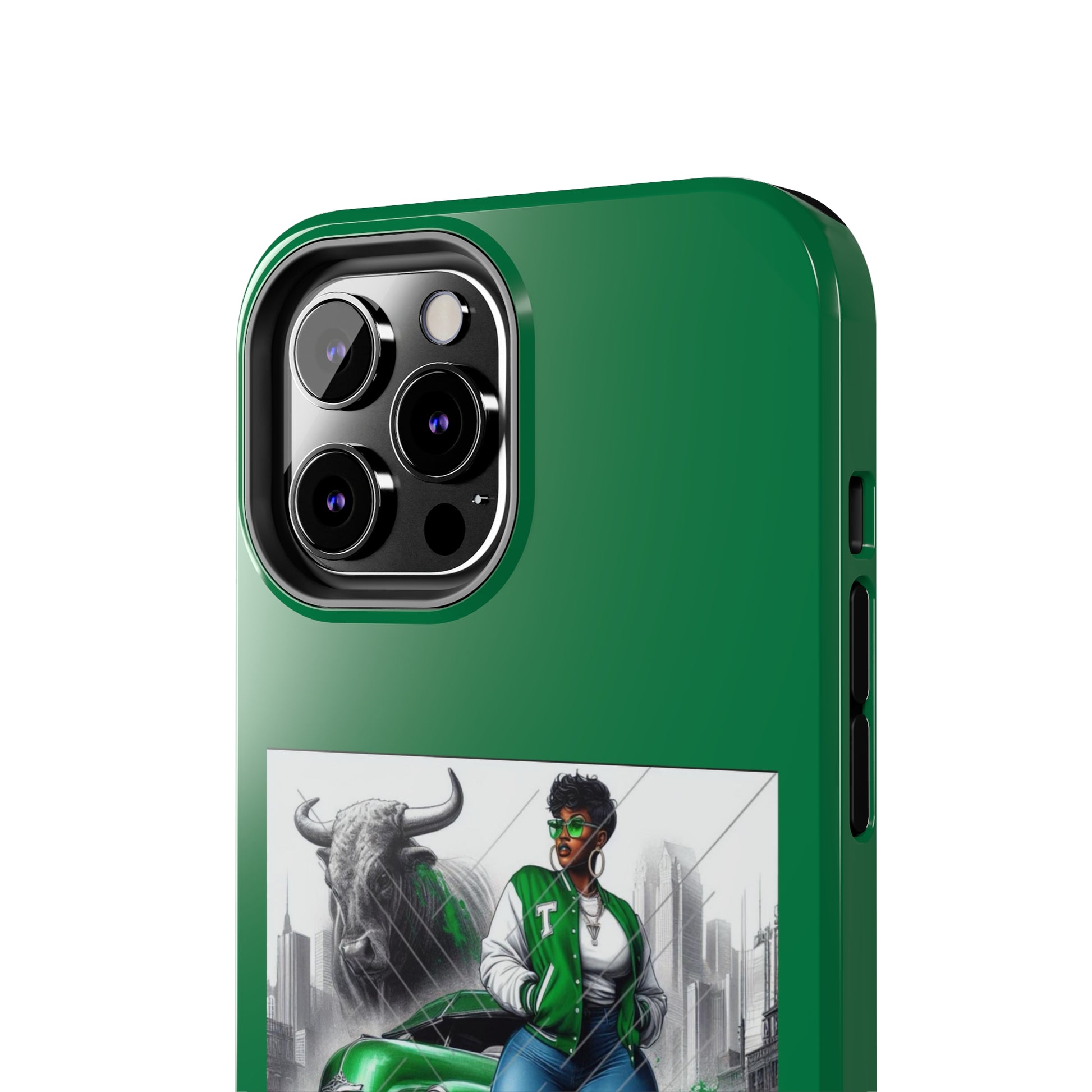 Taurus Green Tough Phone Cases - Phone Case