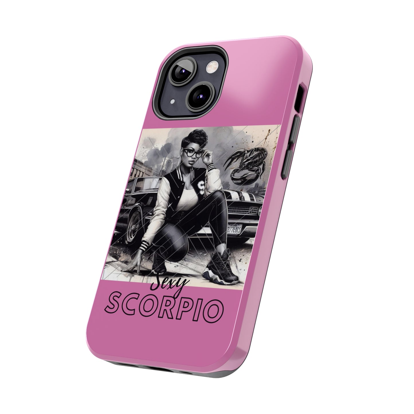 Scorpio Pink Tough Phone Cases - Phone Case