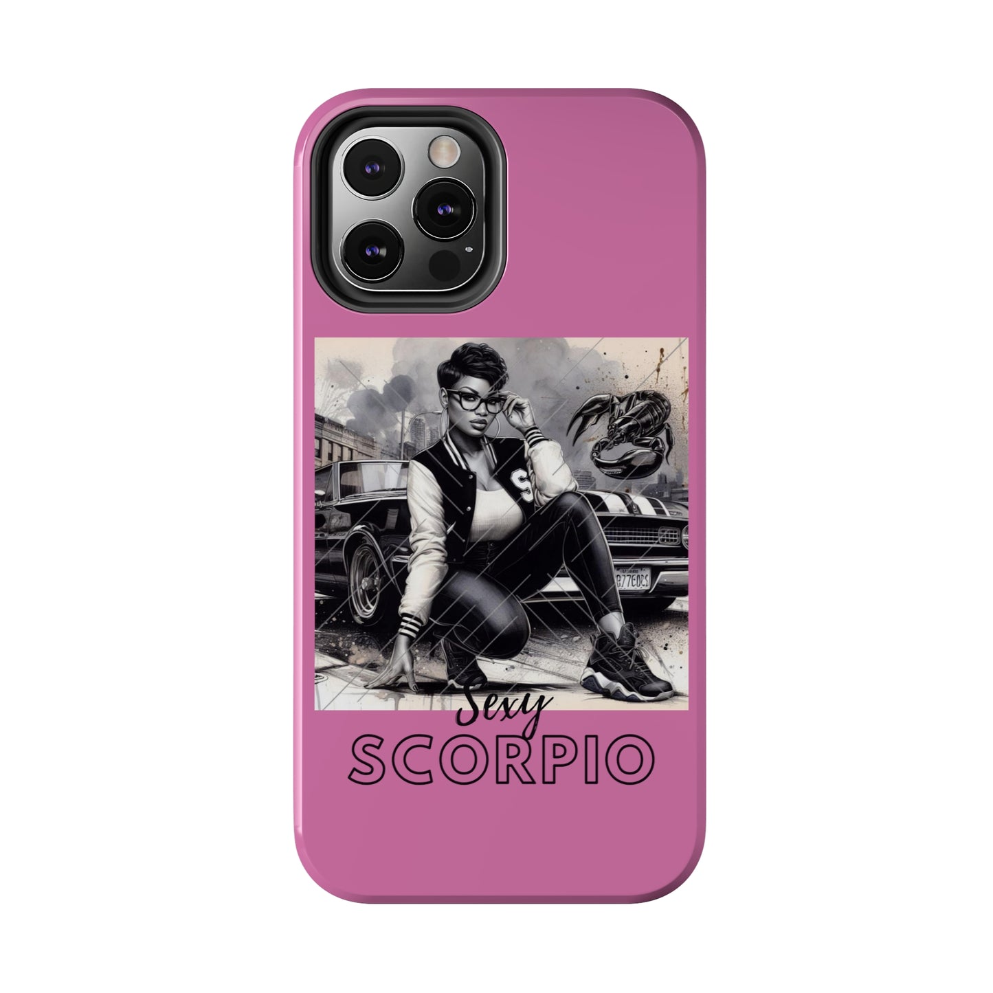 Scorpio Pink Tough Phone Cases - Phone Case