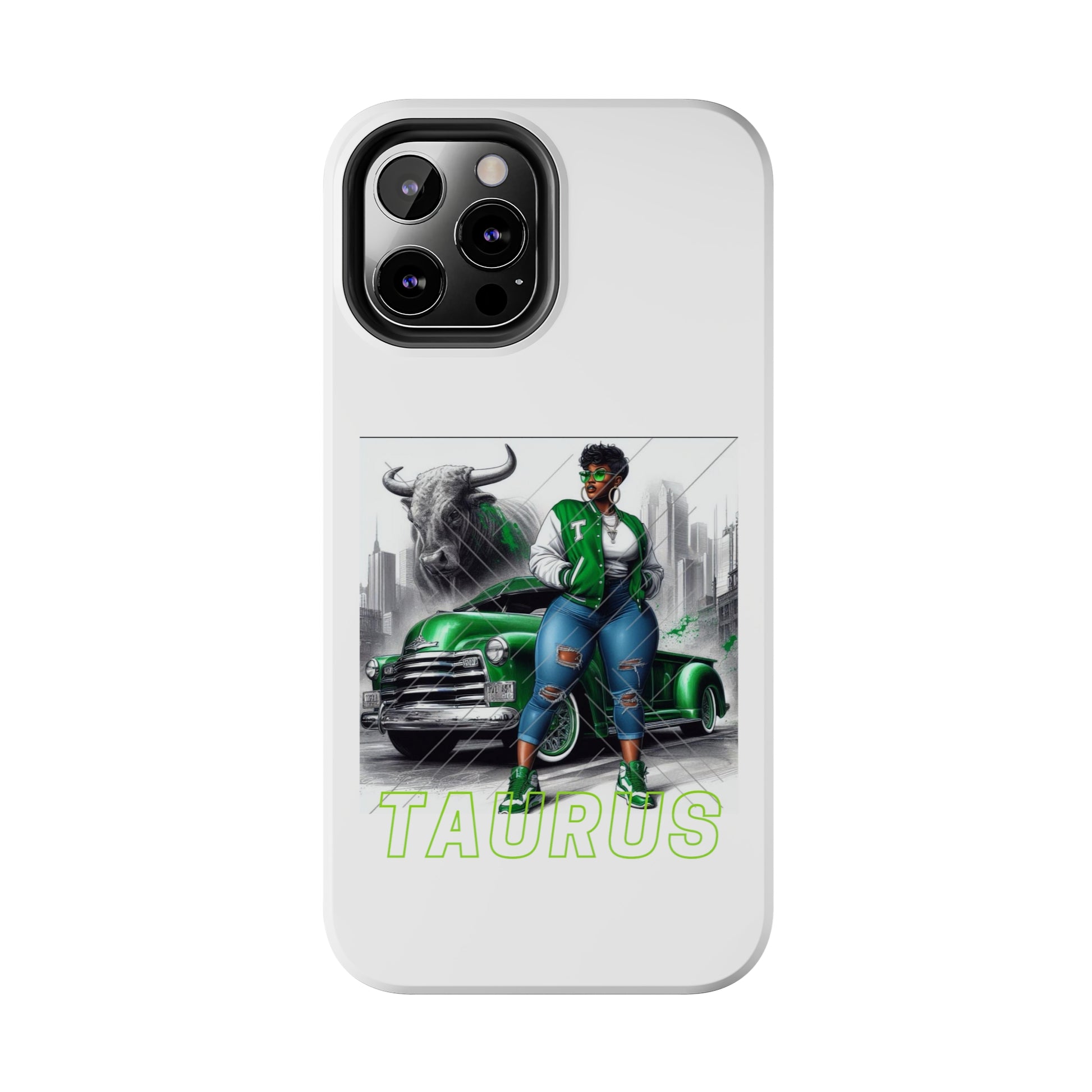 Taurus White Tough Phone Cases - Phone Case