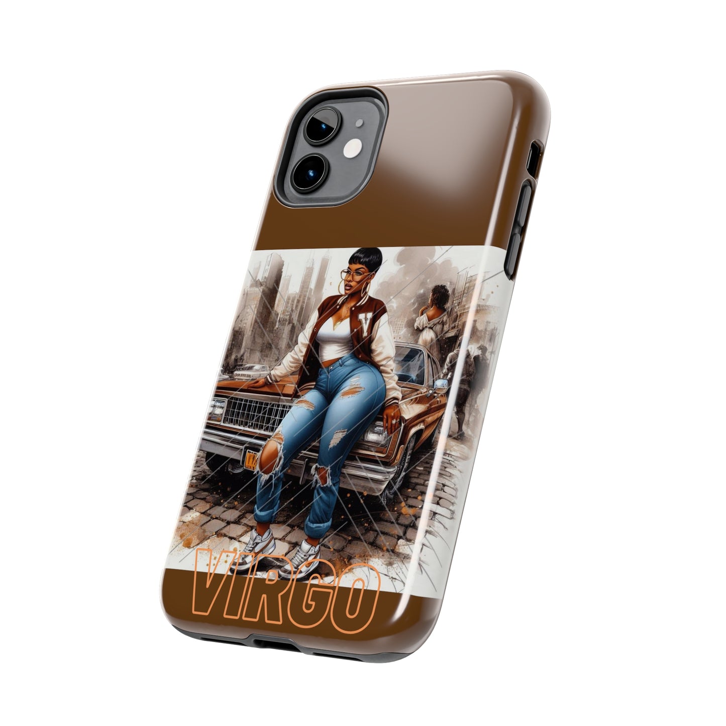 Virgo Brown Tough Phone Cases - Phone Case