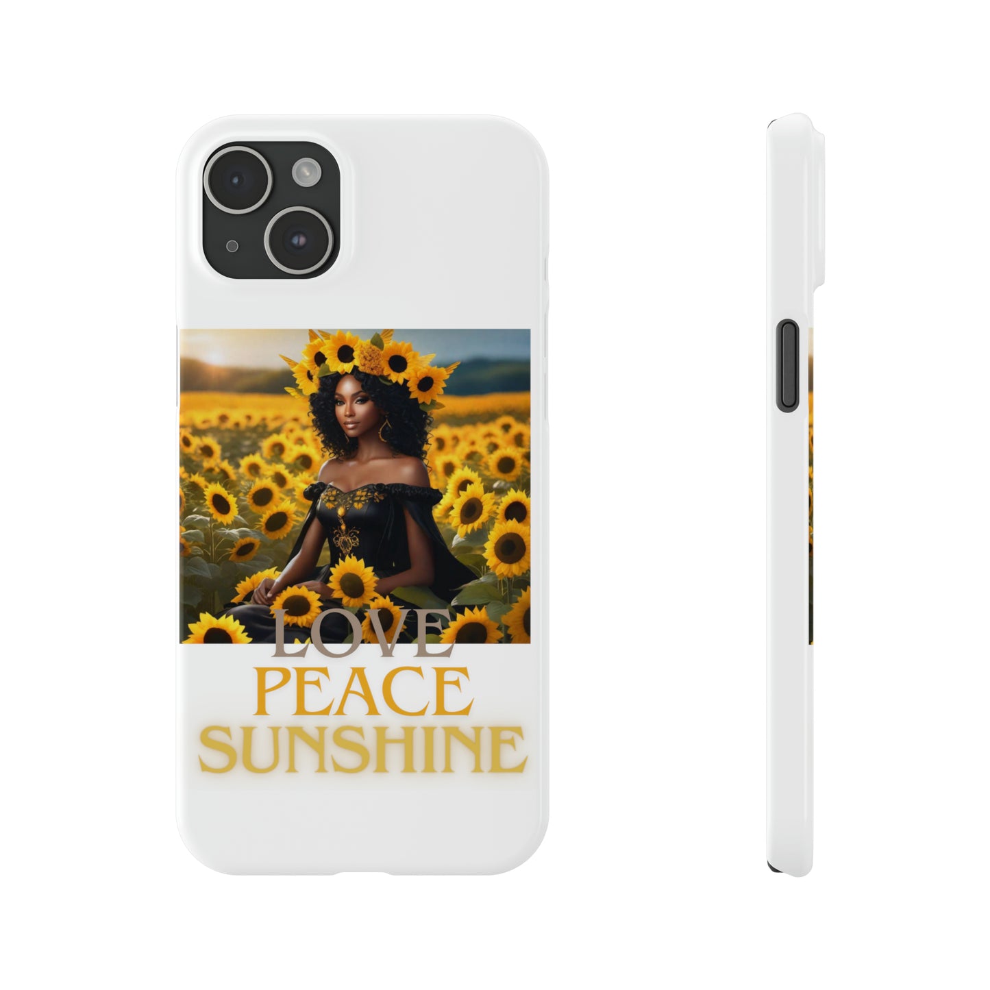 Sunshine Slim white Phone Cases - iPhone 15 Plus - Phone Case