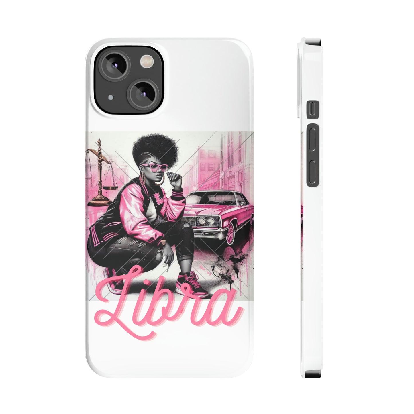 Libria White Phone Cases - iPhone 14 - Phone Case