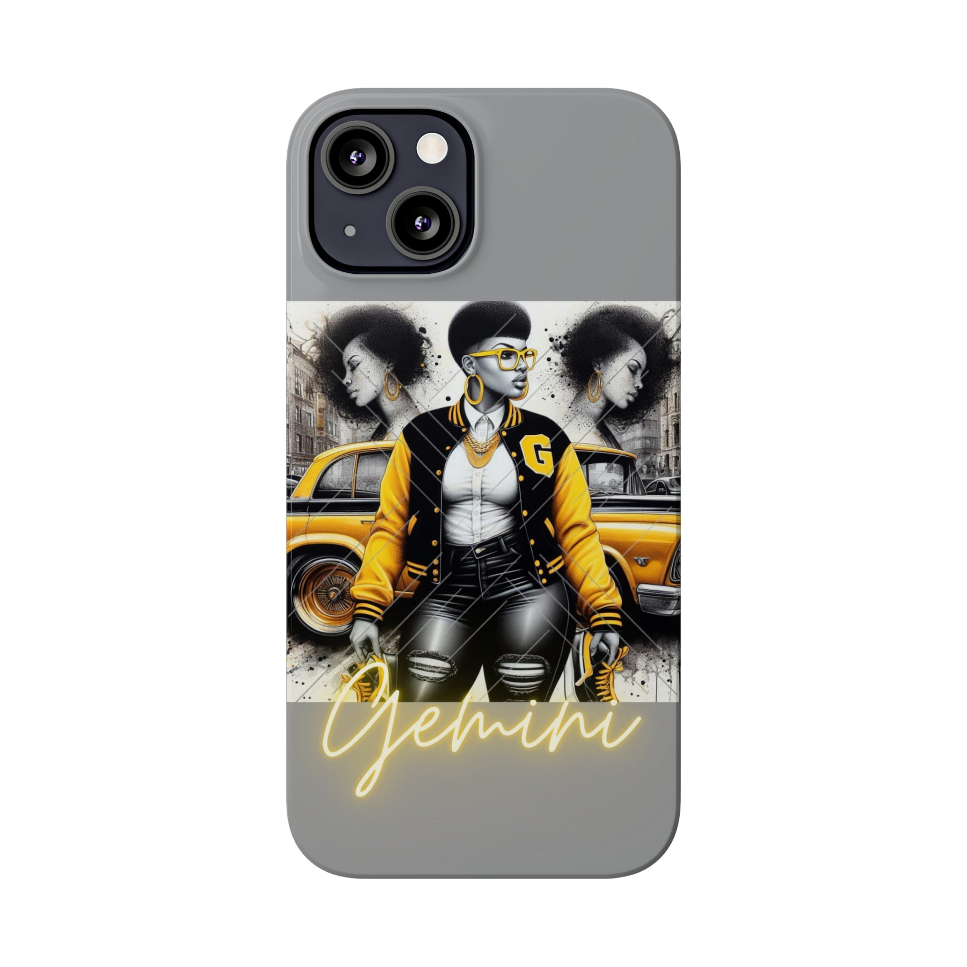 Gemini Grey Phone Cases - Phone Case